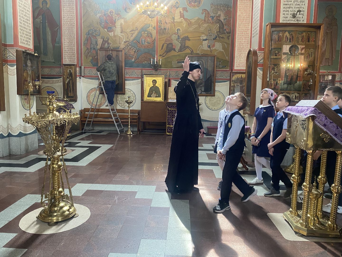 праздник Пасхи, храм РВСН, патриаршее подворье РВСН, храм во власихе, Вахта памяти, ВПК Илья Муромец,духовное наследие,