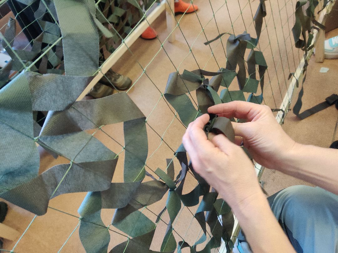 Красноармейск, Пушкинский, волонтеры, маскировочные сети, храм, спецоперация