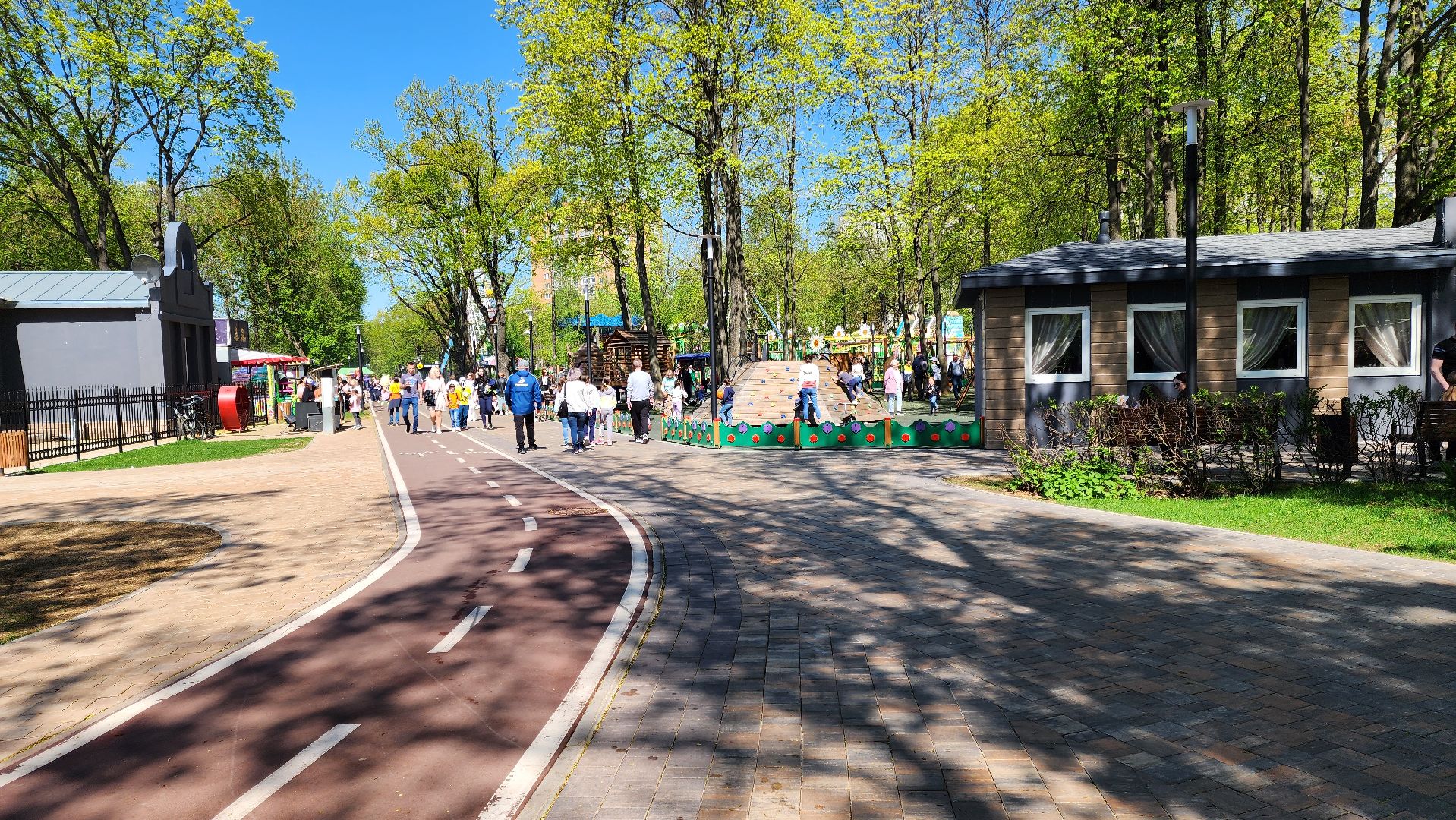 Подольск, Парк Талалихина, Летний сезон, парки подмосковья,