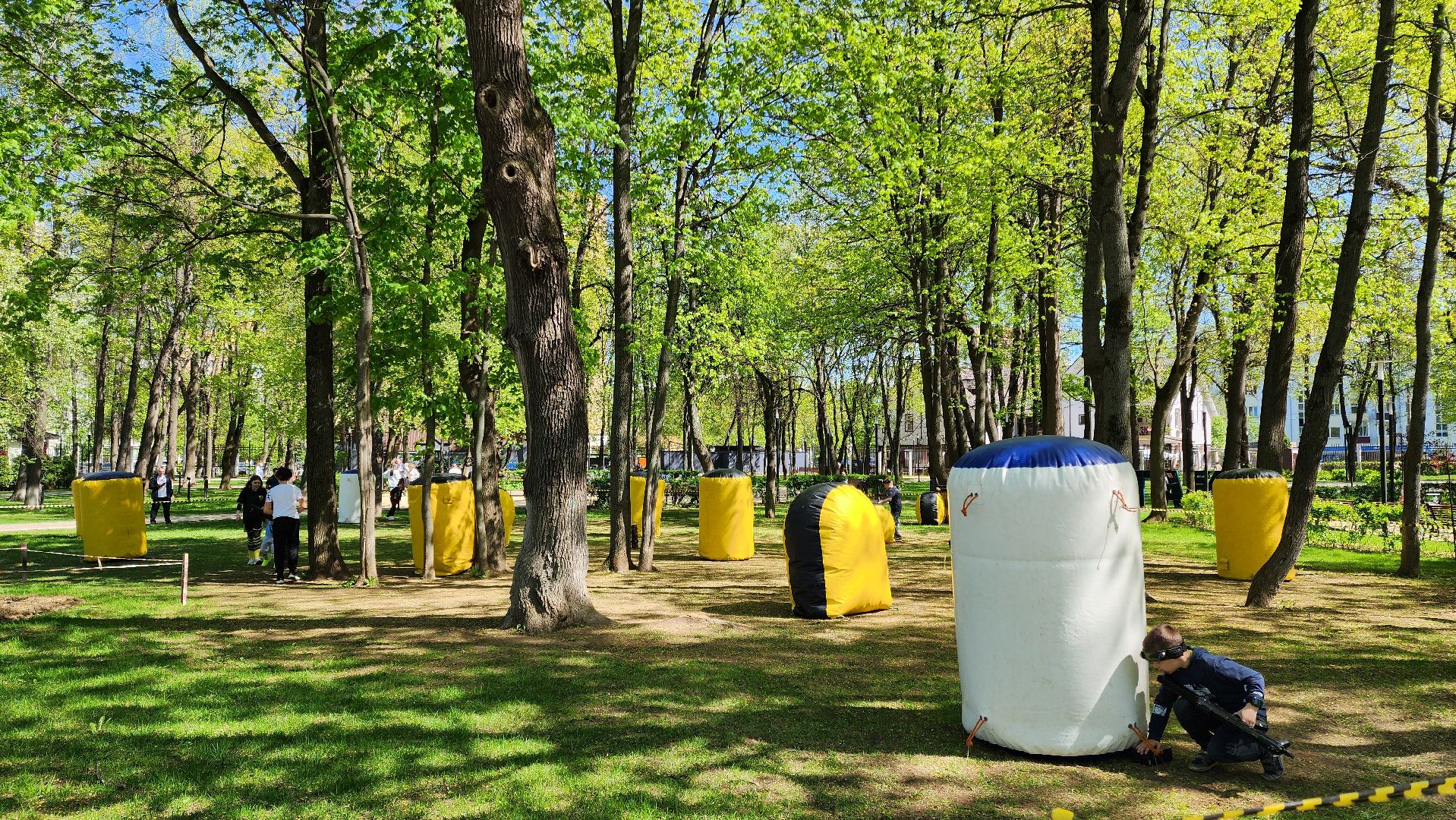 Подольск, Парк Талалихина, Летний сезон, парки подмосковья,