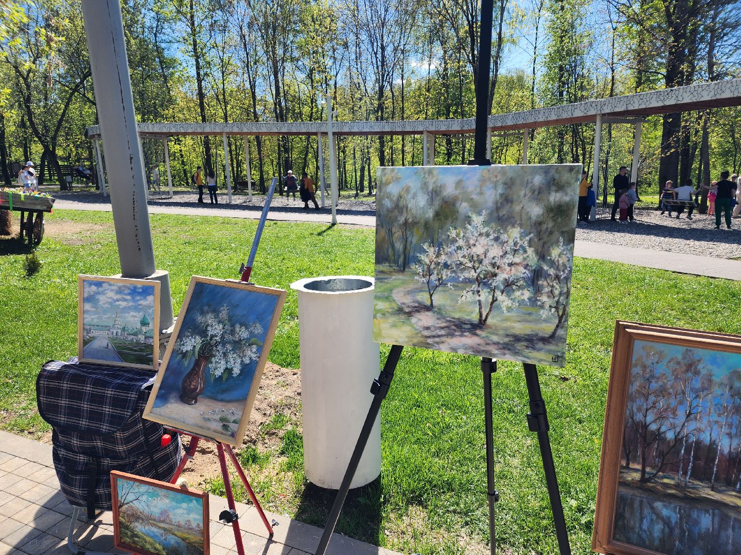 парки подмосковья, картины,