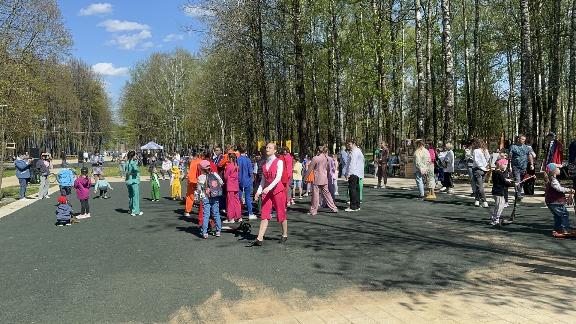 Солнечногорск, открытие теплого сезона, городской парк, Жители, мастер класс,