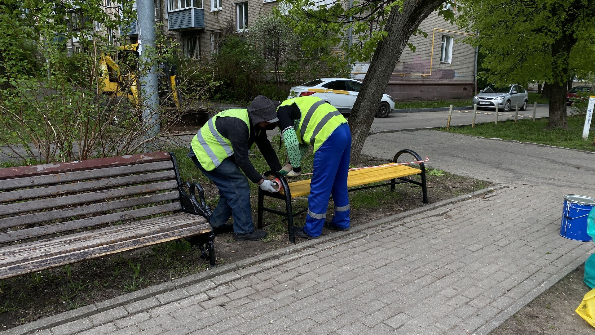 мбу благоустройство, ленинский городской округ, добрые дела, детские площадки, покраска детских площадок,