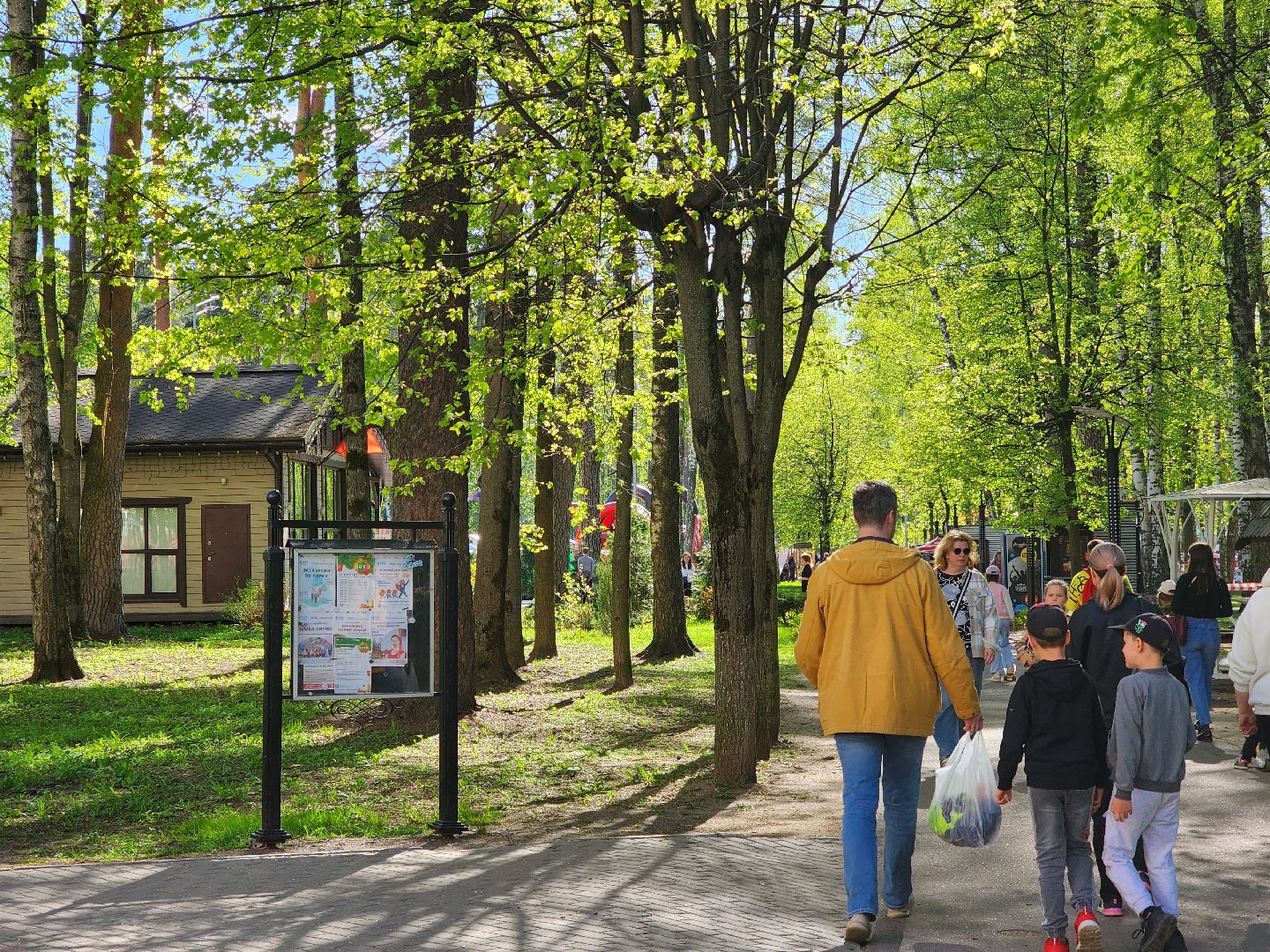 ногинск, парки подмосковья, 1 мая, летний сезон,