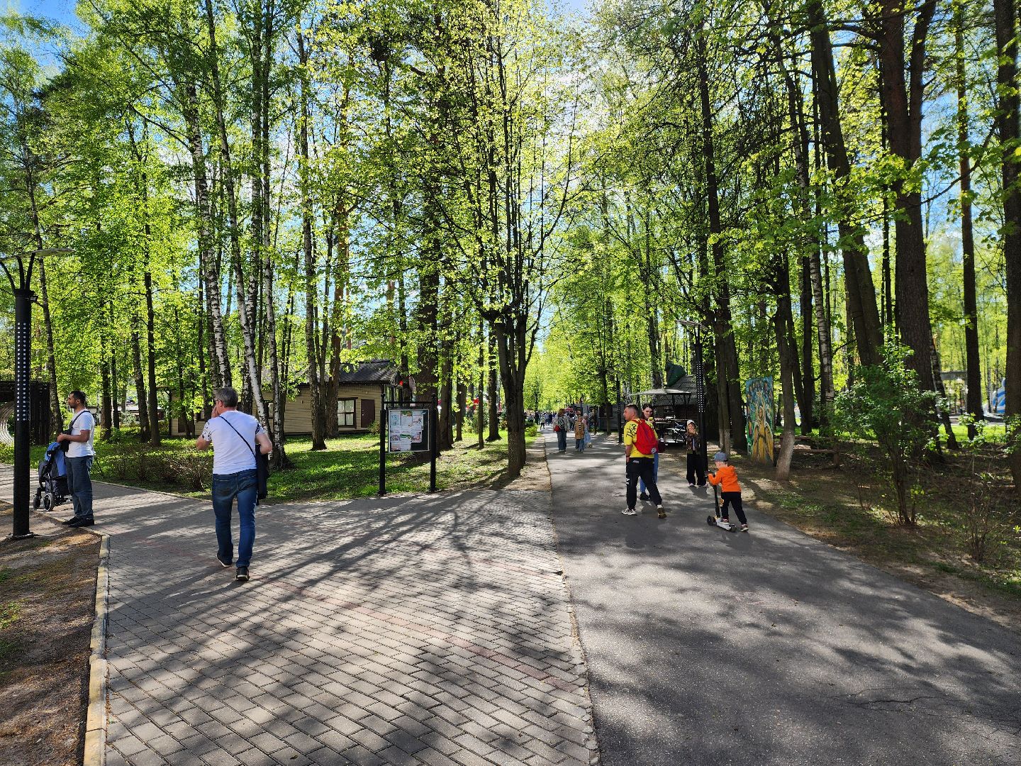 ногинск, парки подмосковья, 1 мая, летний сезон,