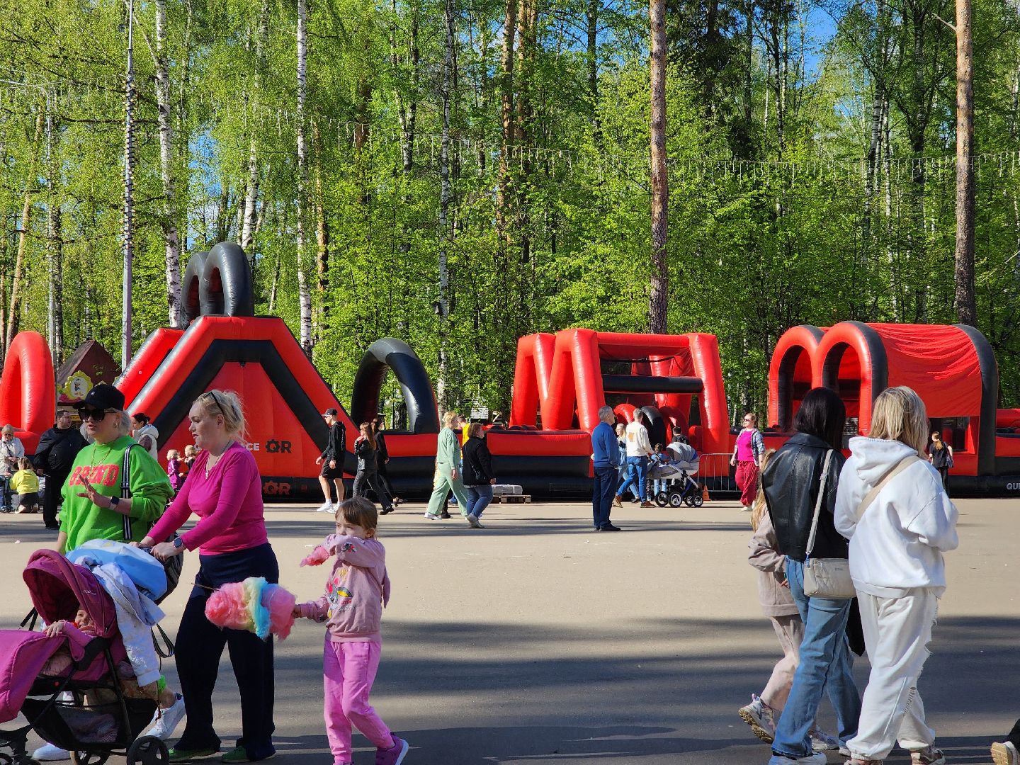 ногинск, парки подмосковья, 1 мая, летний сезон,