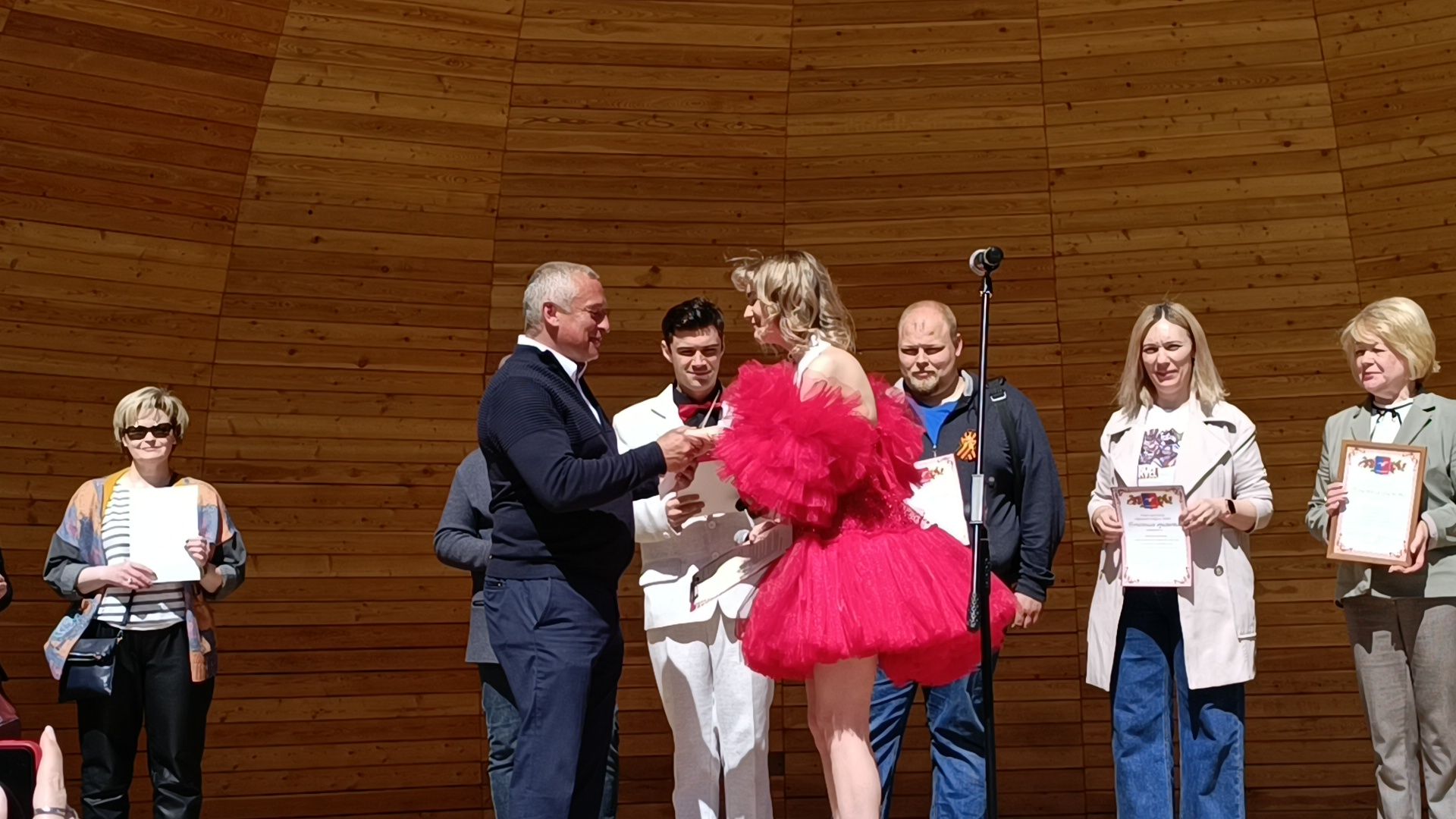 праздник, награждение, парк, лобня,