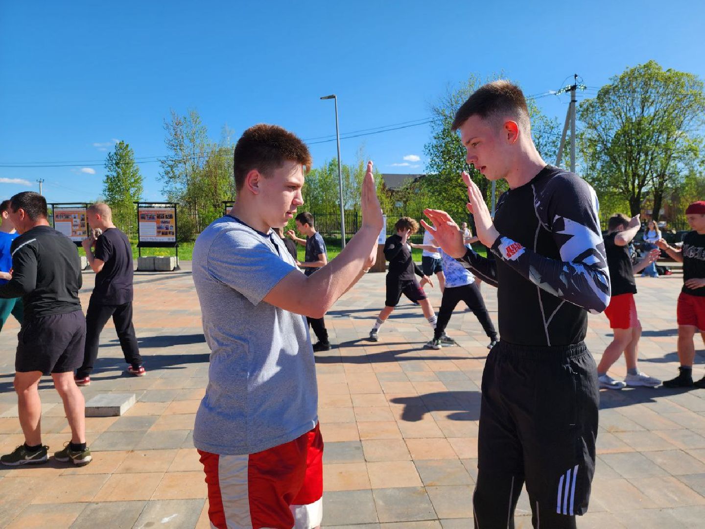 можайский городской округ, подмосковье, открытая тренировка, мастер спорта России, спортсмены, здоровый образ жизни, бокс,