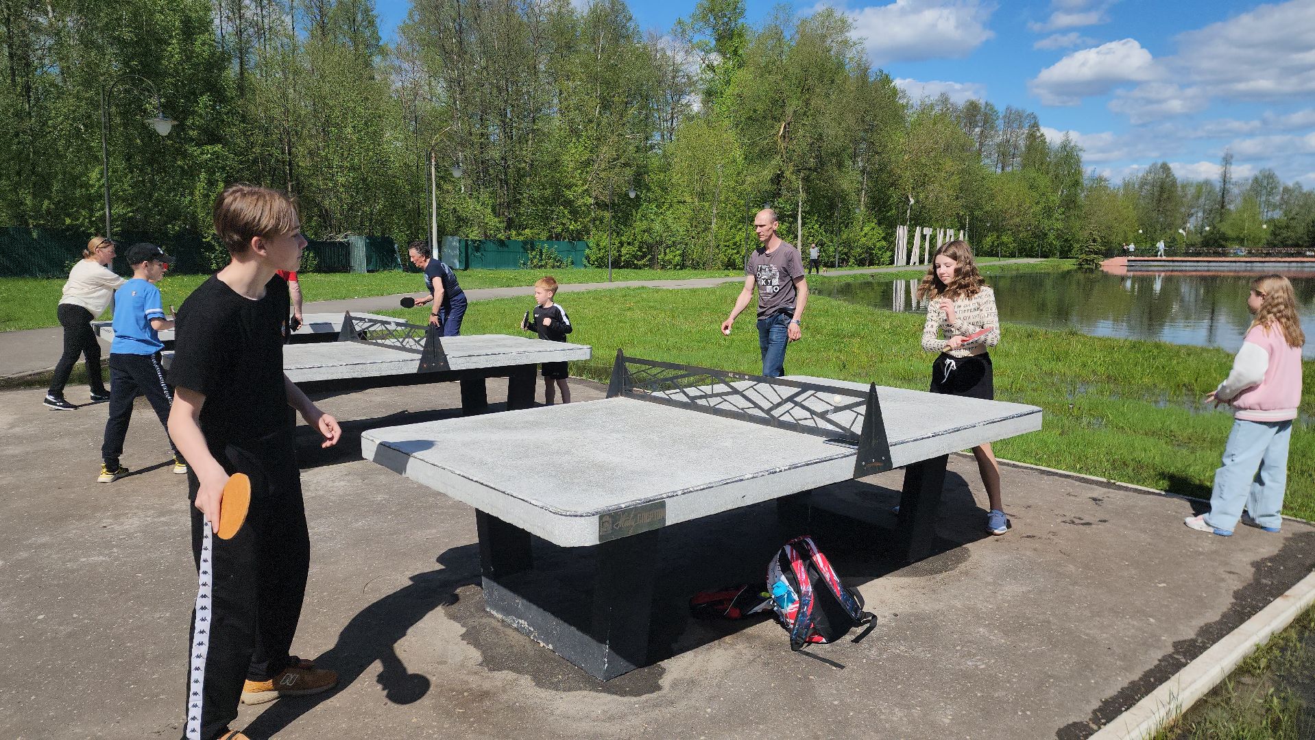 шатура, активное долголетие, шахматы, шашки, настольные игры на свежем воздухе, парк шатуры, настольный теннис,