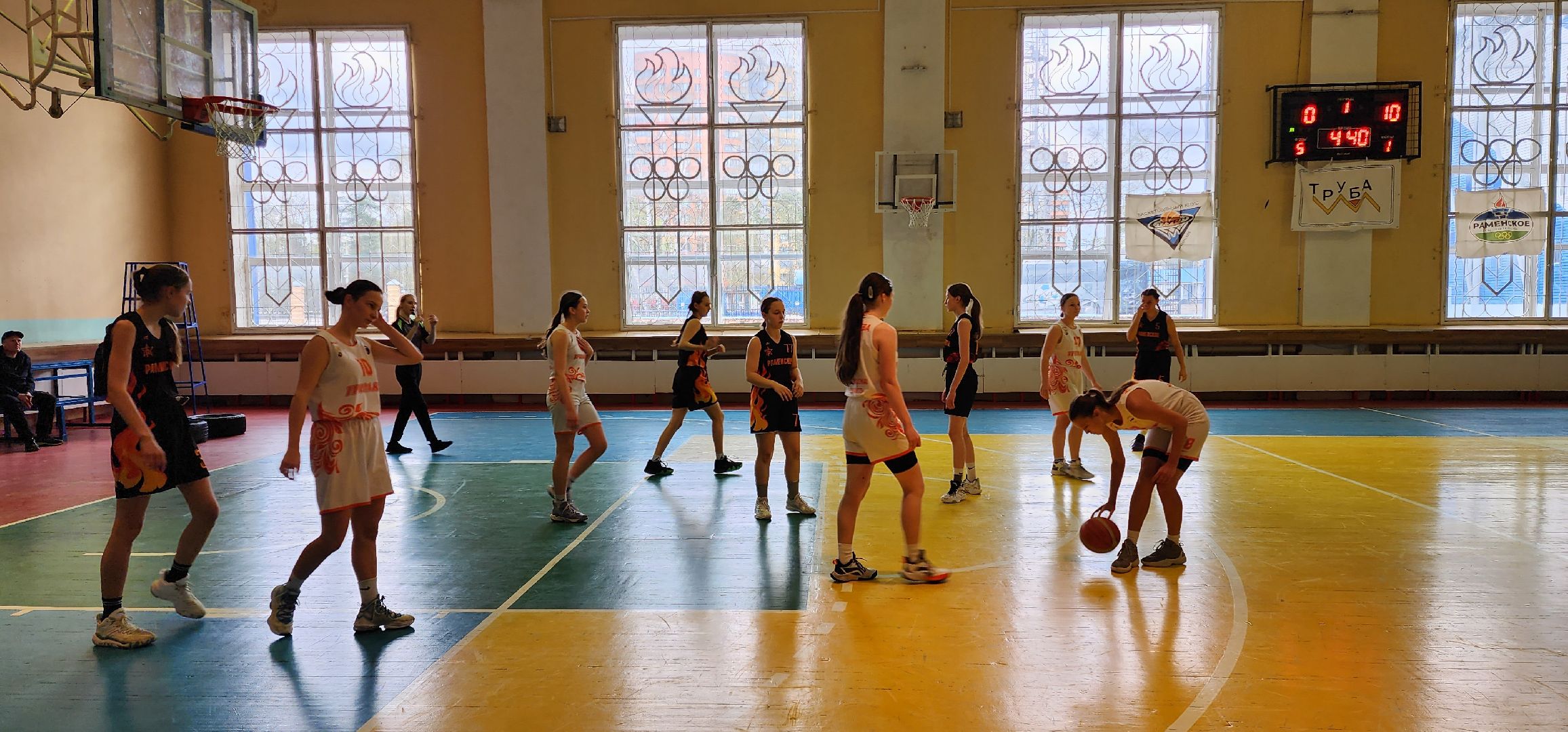 раменское, спорт, соревнование по баскетболу среди девушек, первенство московской области,