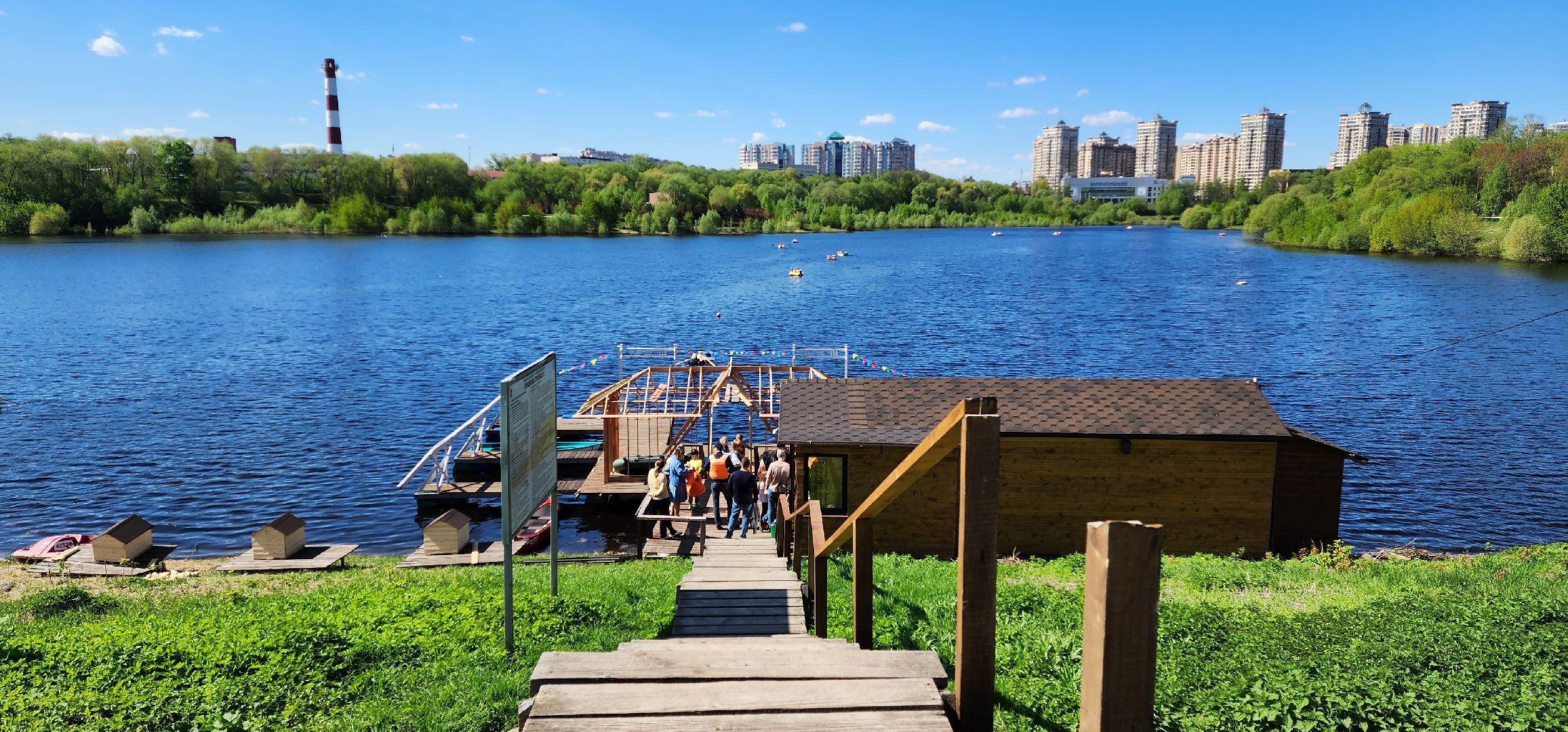 раменское, экономика, лодочная станция на озере борисоглебское,