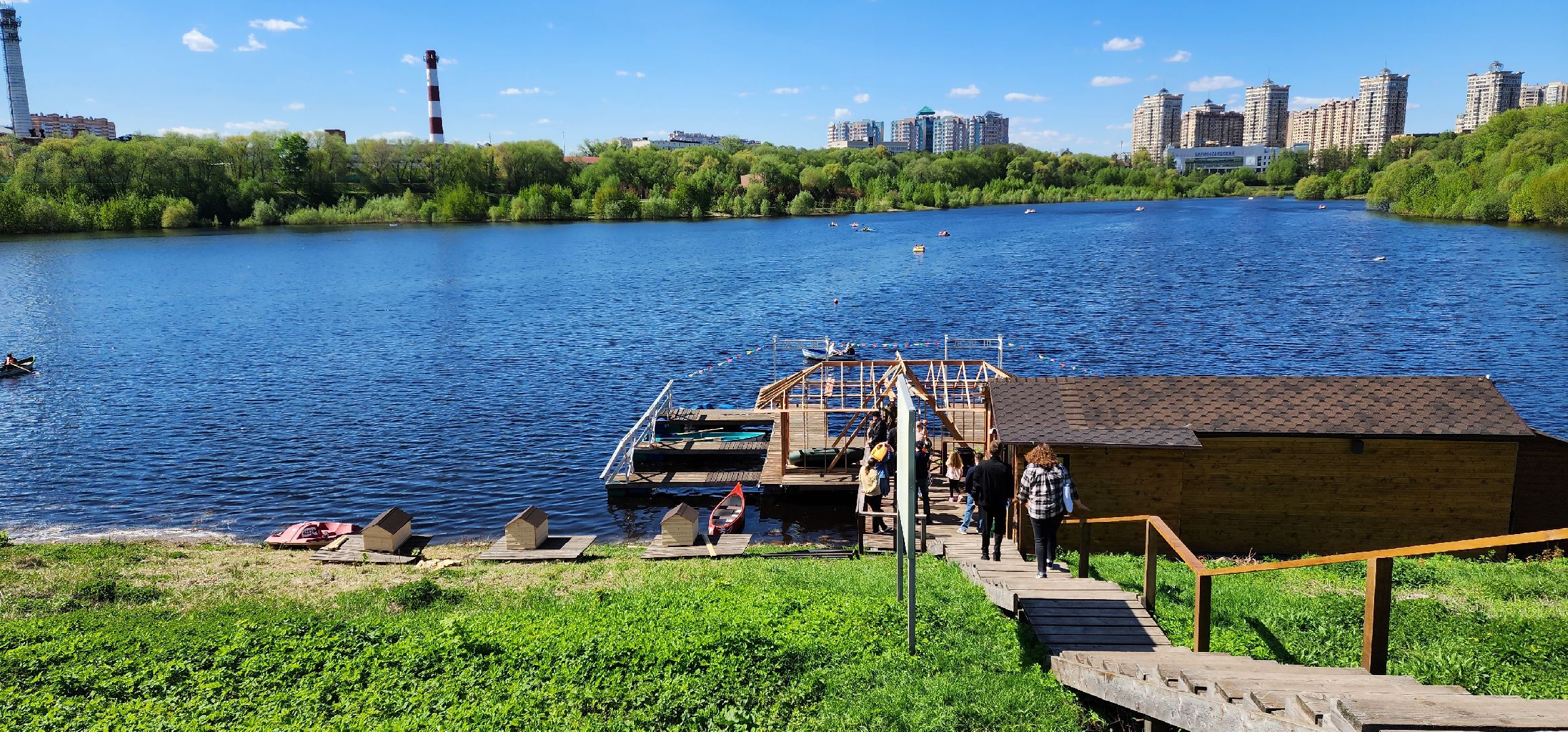 раменское, экономика, лодочная станция на озере борисоглебское,