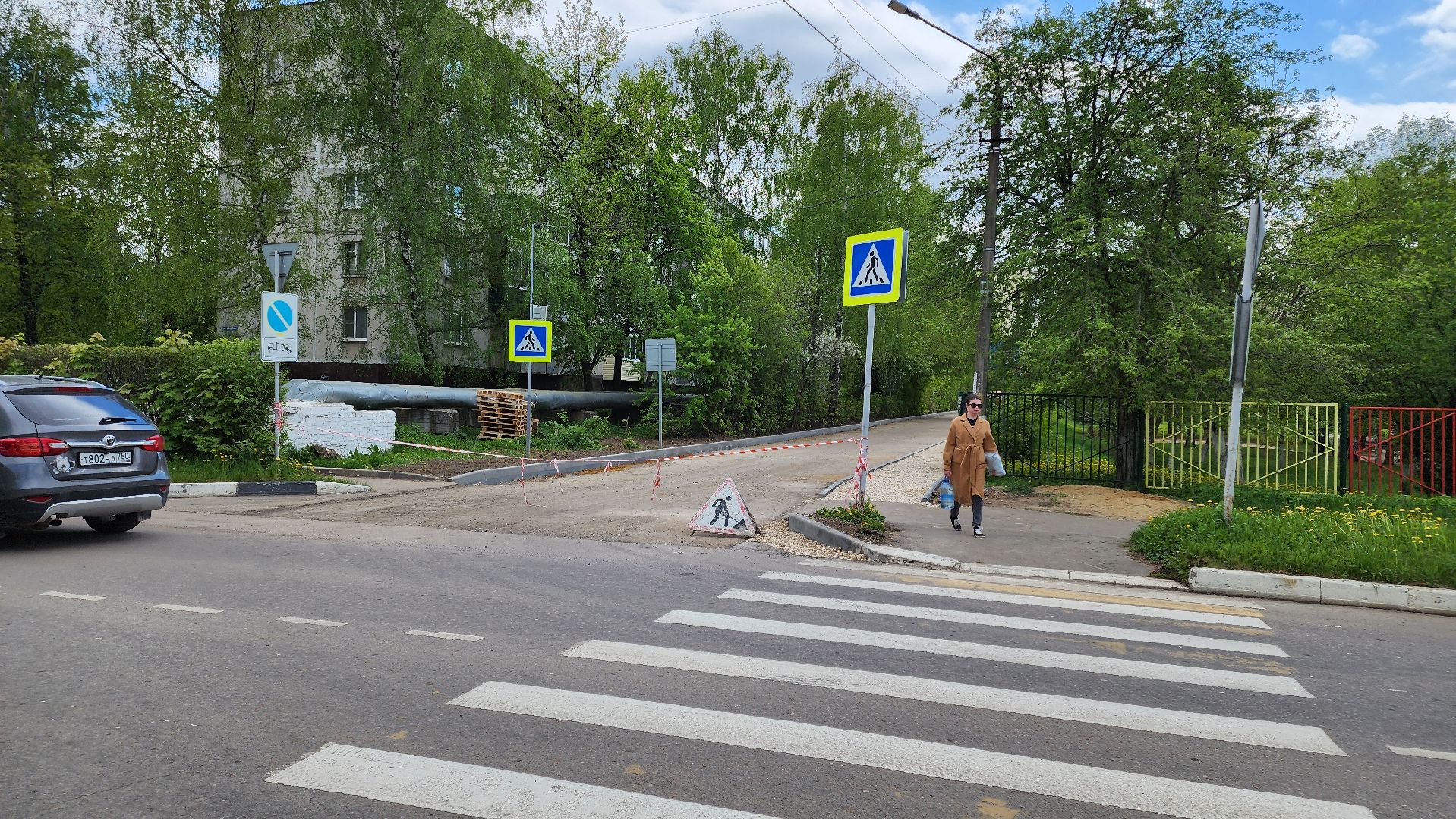 кашира, ремонт дорог, межквартальная дорога, асфальт, бордюр, тротуар, новокаширская,