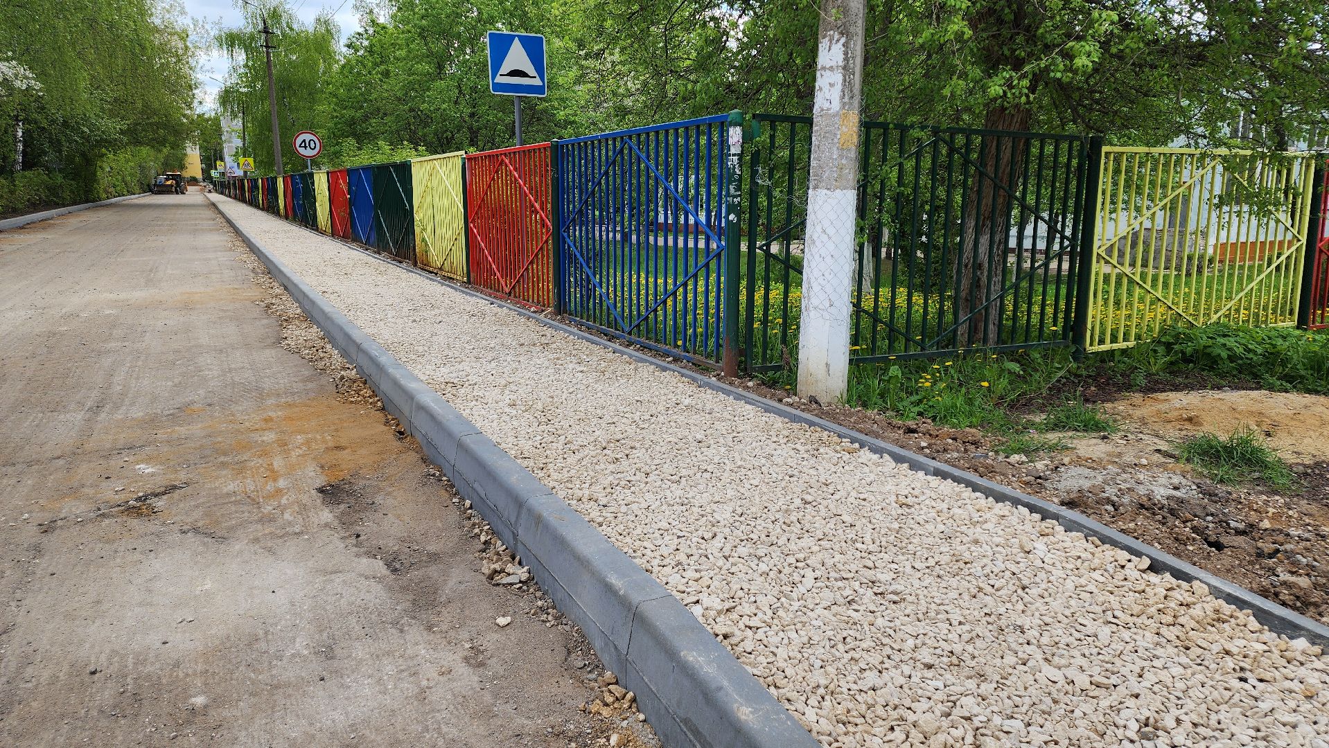 кашира, ремонт дорог, межквартальная дорога, асфальт, бордюр, тротуар, новокаширская,