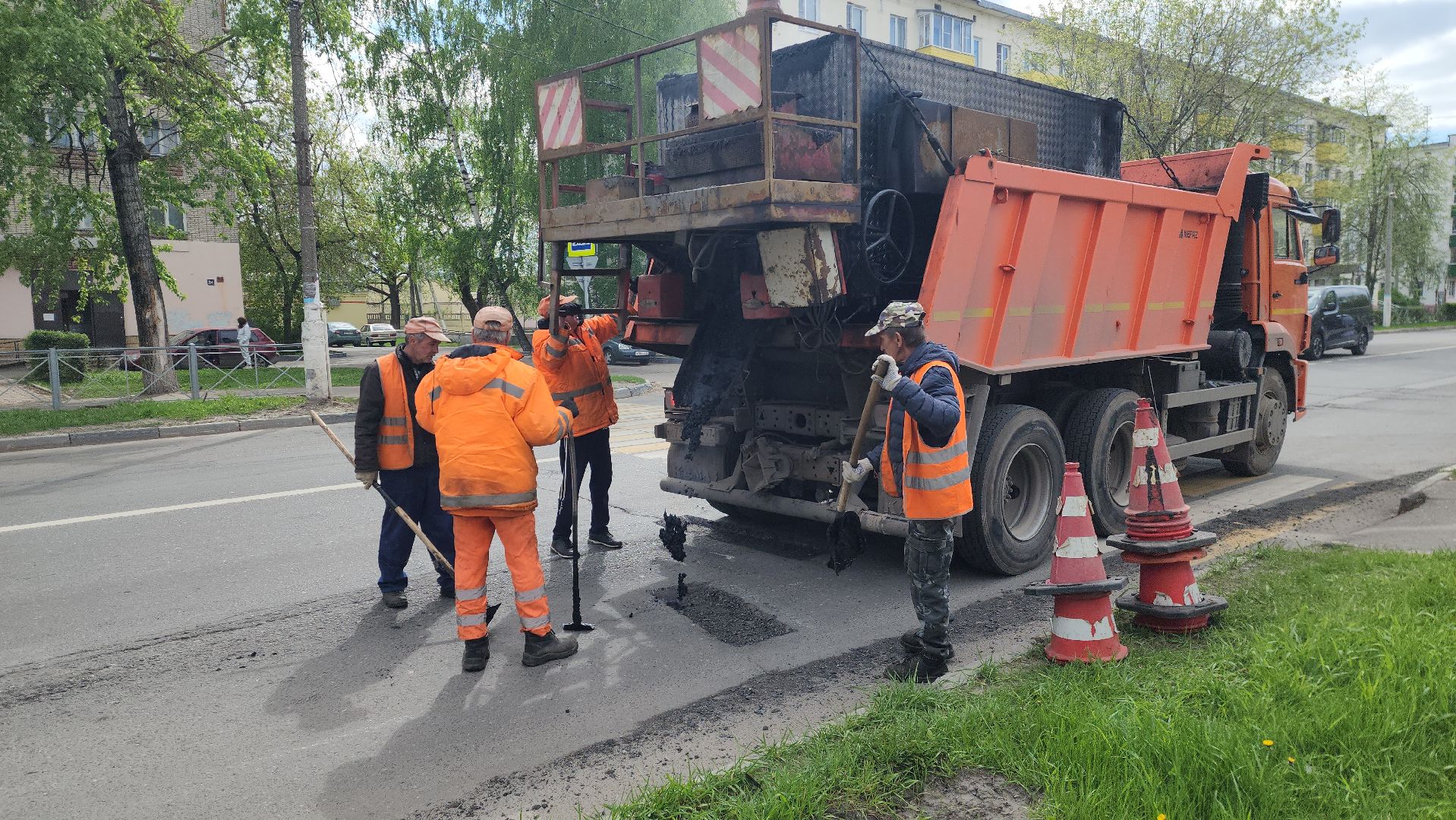 шатура, ямочный ремонт, жкх, автодор, мосавтодор, ремонт дорог,