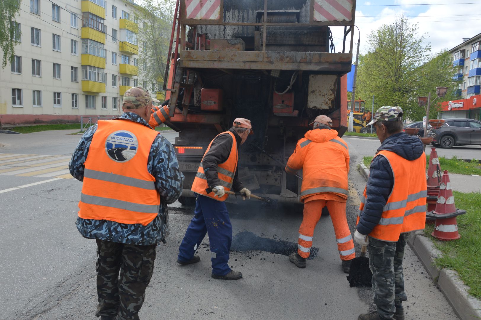 шатура, ямочный ремонт, жкх, автодор, мосавтодор, ремонт дорог,