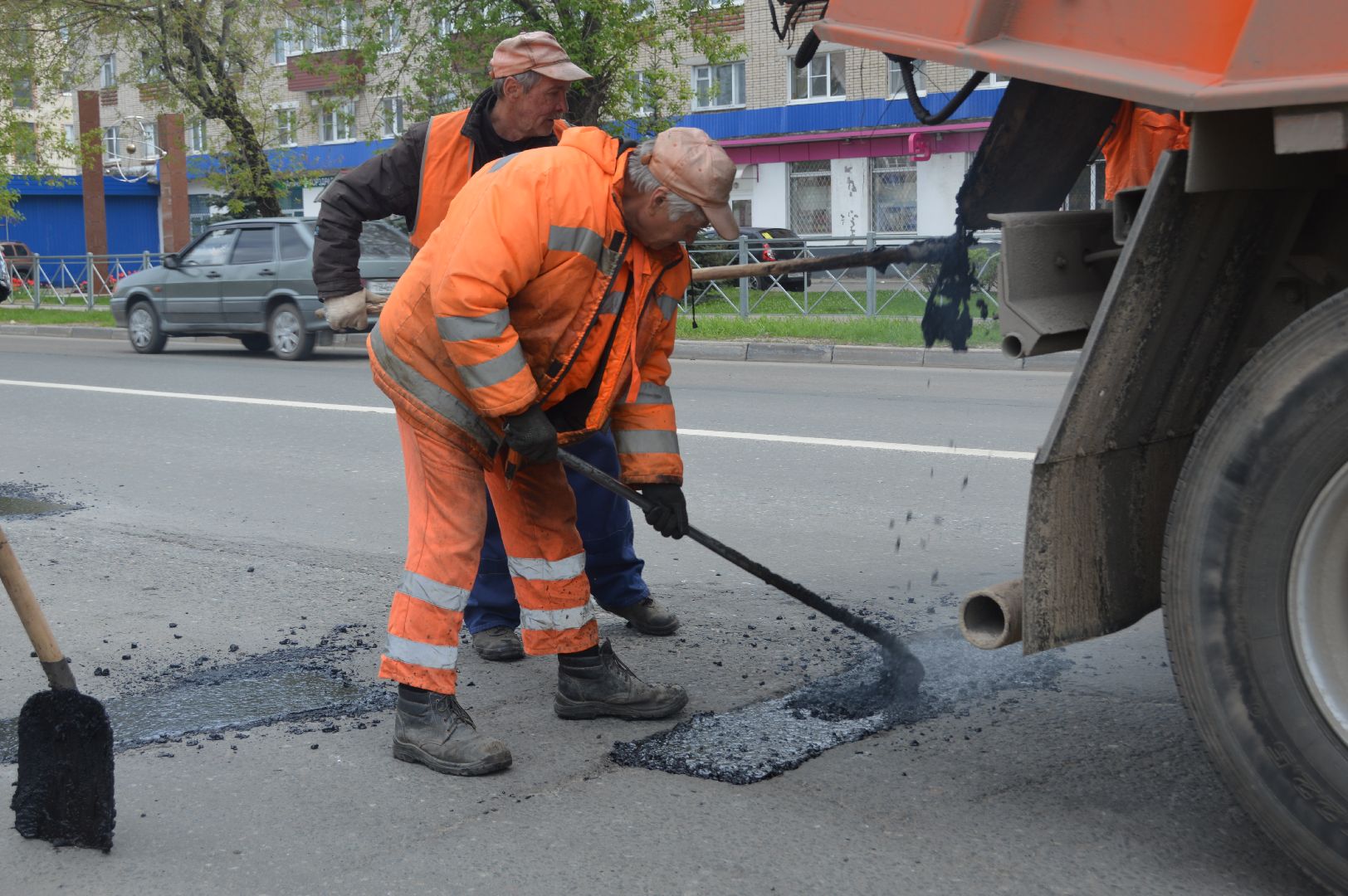 шатура, ямочный ремонт, жкх, автодор, мосавтодор, ремонт дорог,