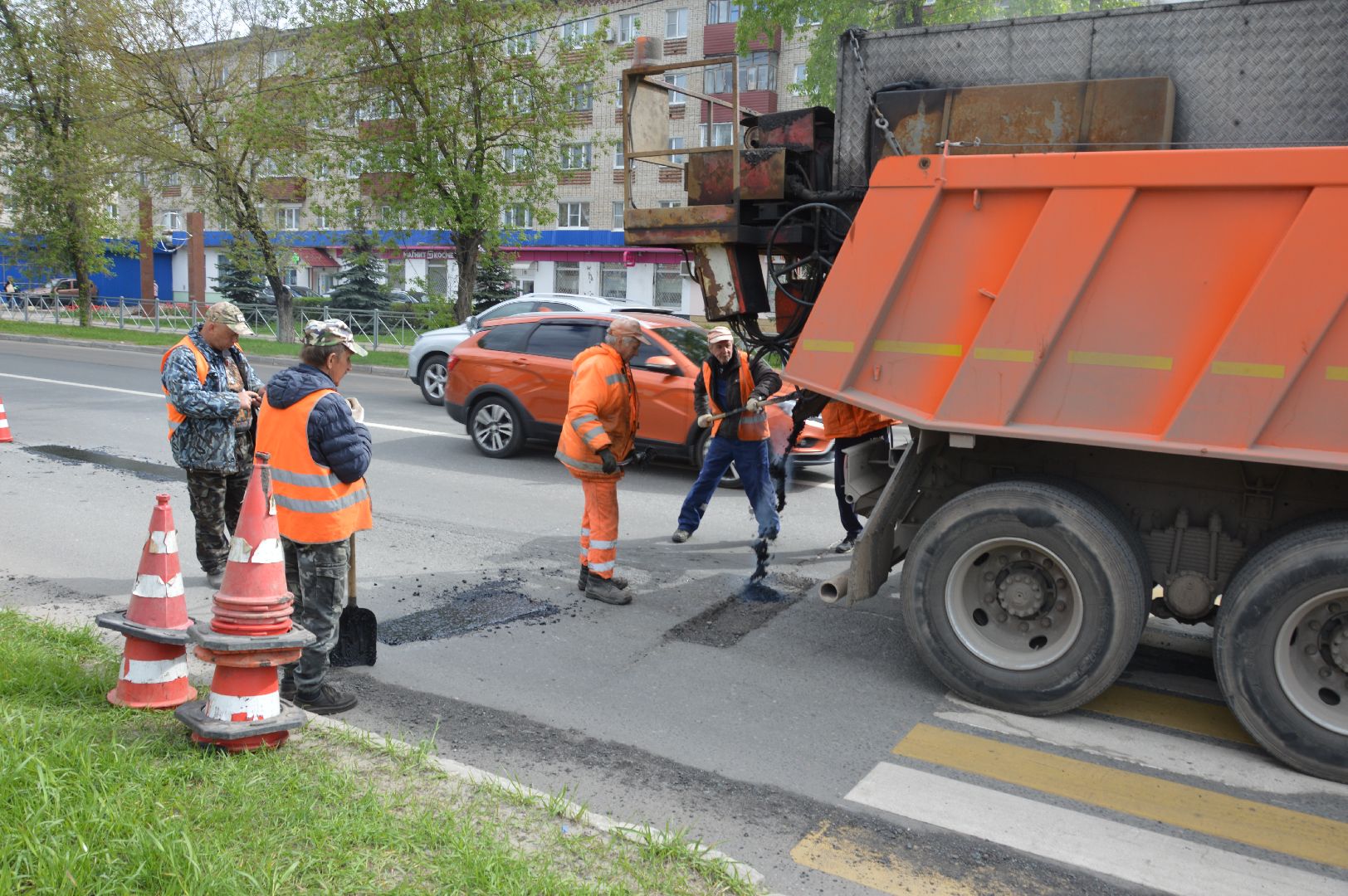 шатура, ямочный ремонт, жкх, автодор, мосавтодор, ремонт дорог,