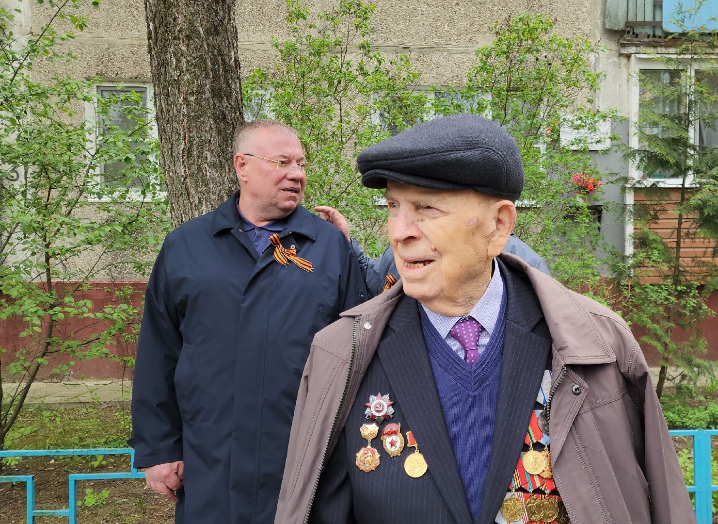 Старая Купавна, Ветеран, Великая Отечественная война, поздравление ветерана, жители,