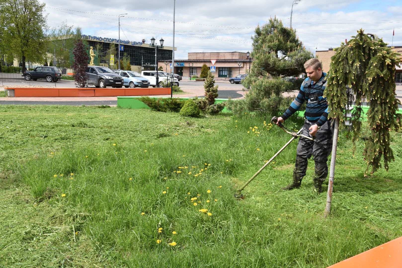 лотошино, благоустройство, окос травы,