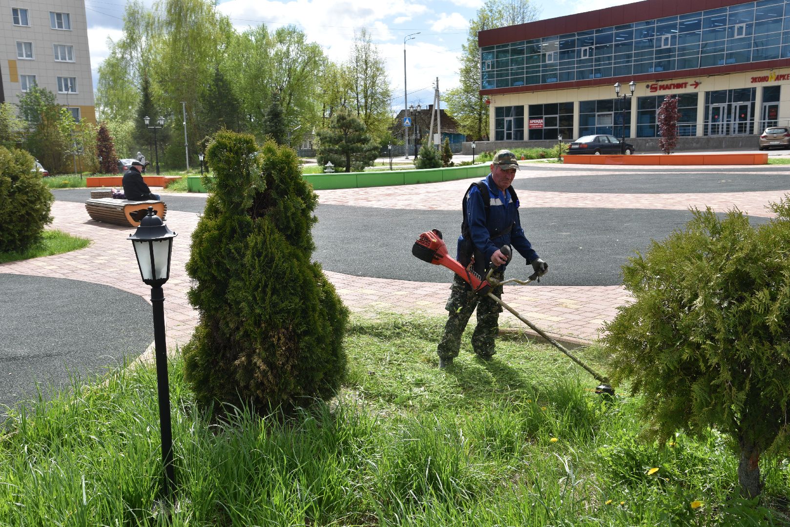 лотошино, благоустройство, окос травы,