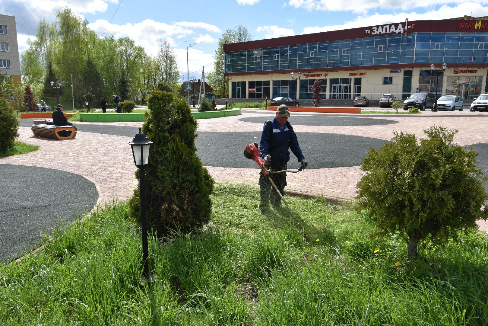 лотошино, благоустройство, окос травы,