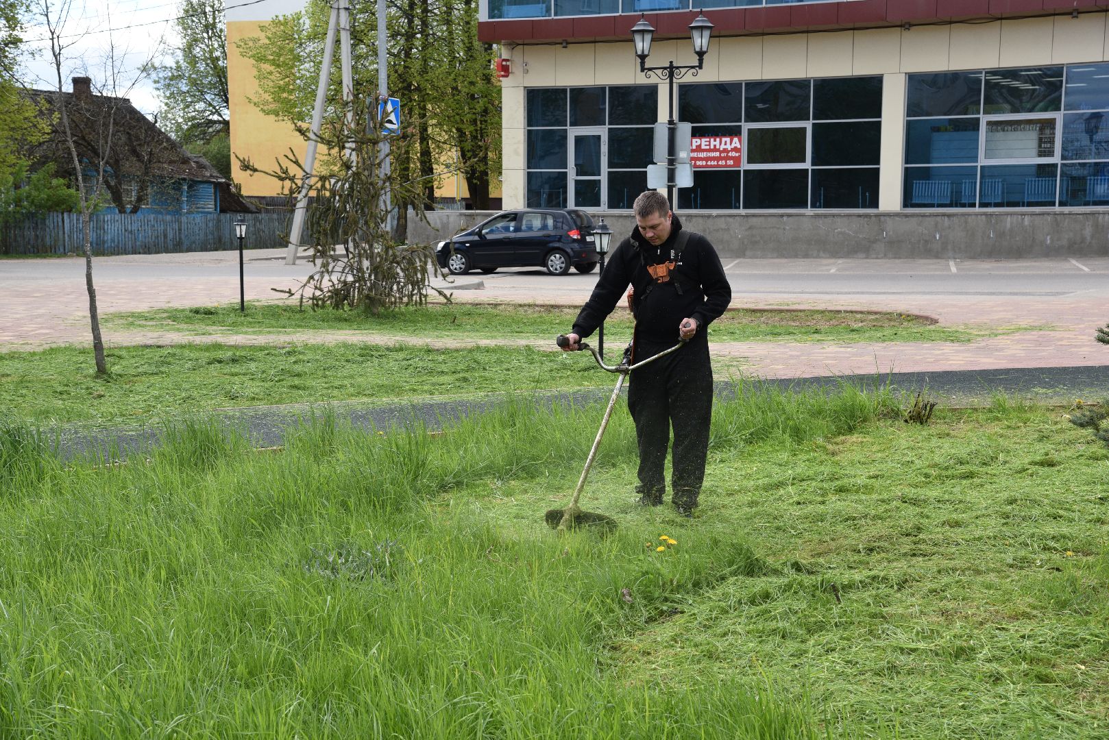 лотошино, благоустройство, окос травы,