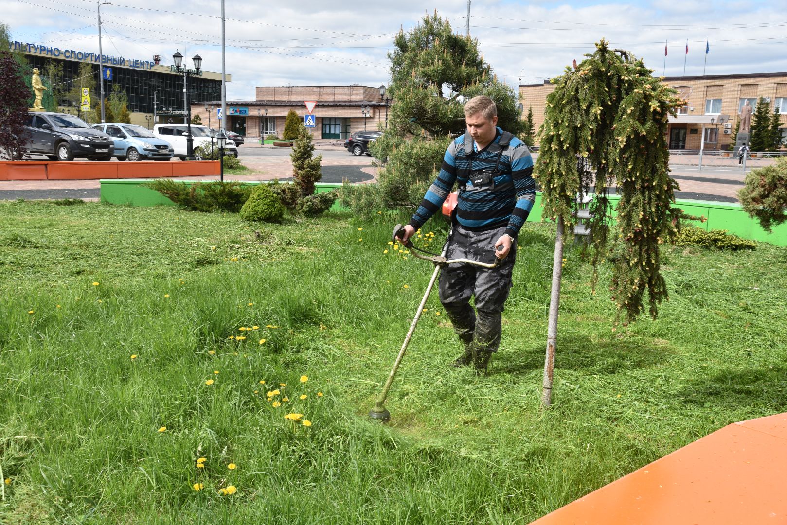 лотошино, благоустройство, окос травы,
