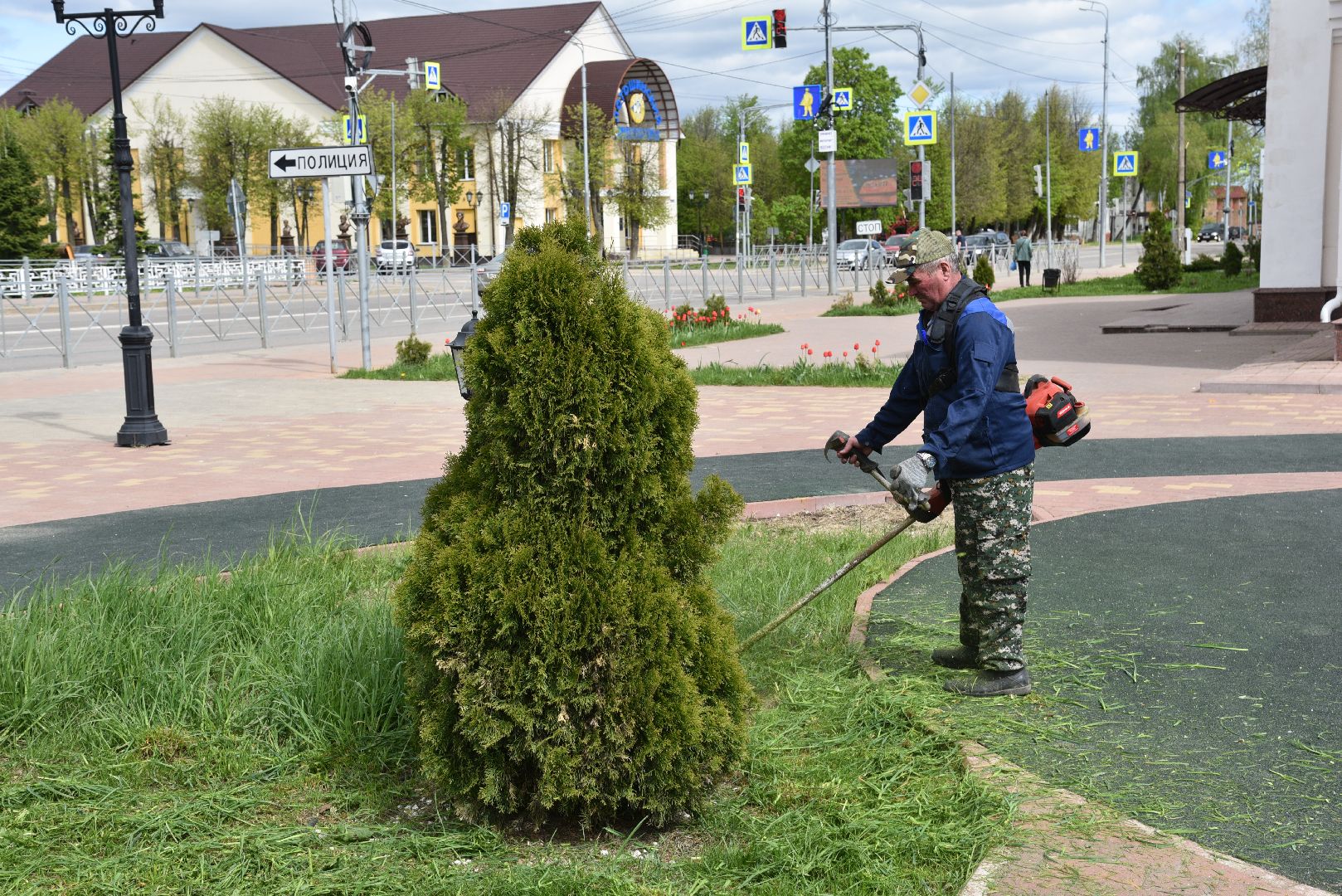 лотошино, благоустройство, окос травы,