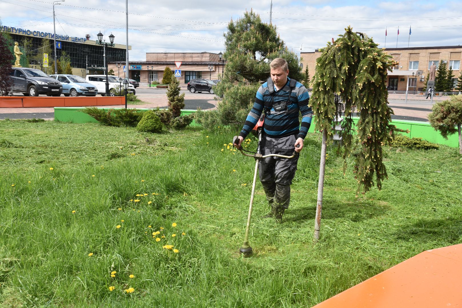 лотошино, благоустройство, окос травы,