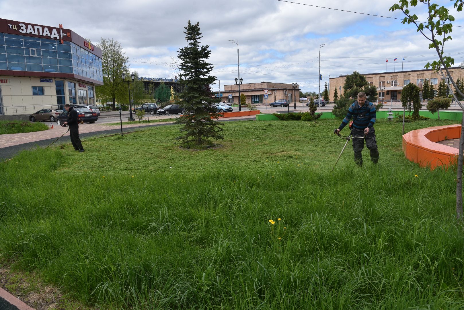 лотошино, благоустройство, окос травы,