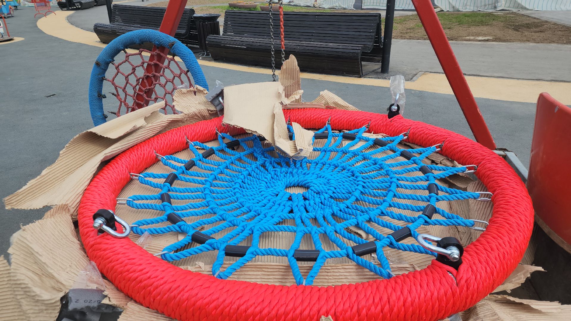 Егорьевск, парк, 200 лет егорьевску, благоустровйство, фонтан, резиновое покрытие, качели, каток,