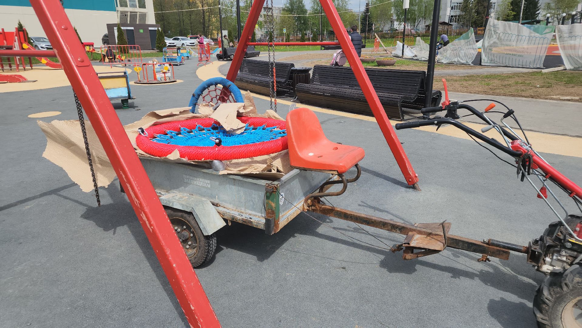 Егорьевск, парк, 200 лет егорьевску, благоустровйство, фонтан, резиновое покрытие, качели, каток,
