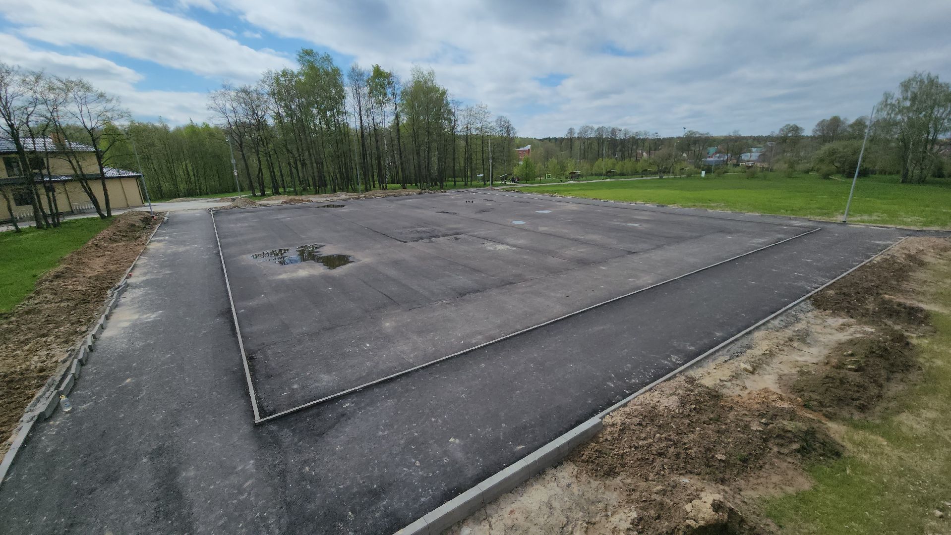 Егорьевск, парк, 200 лет егорьевску, благоустровйство, фонтан, резиновое покрытие, качели, каток,