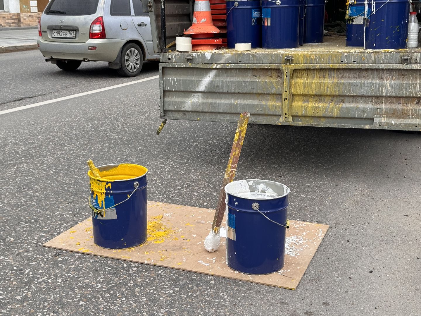 шаховская, разметка дороги, пешеходная разметка, покраска пешеходных переходов,