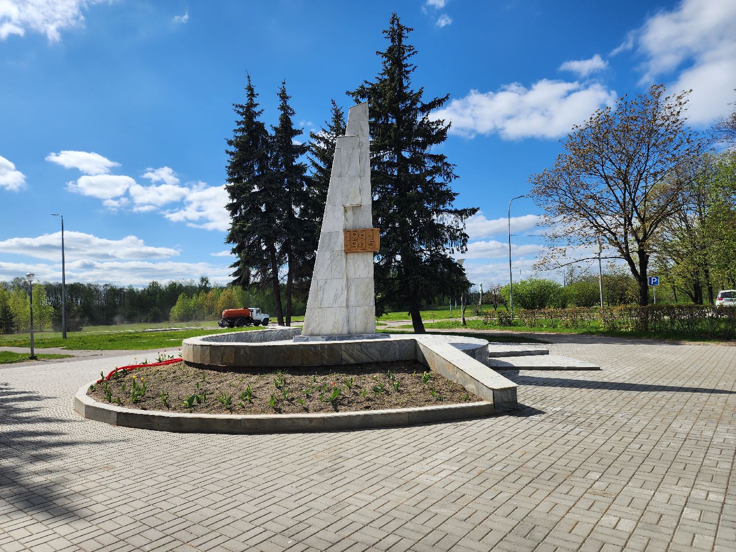 Черноголовка, День победы, Обелиск, благоустройство,