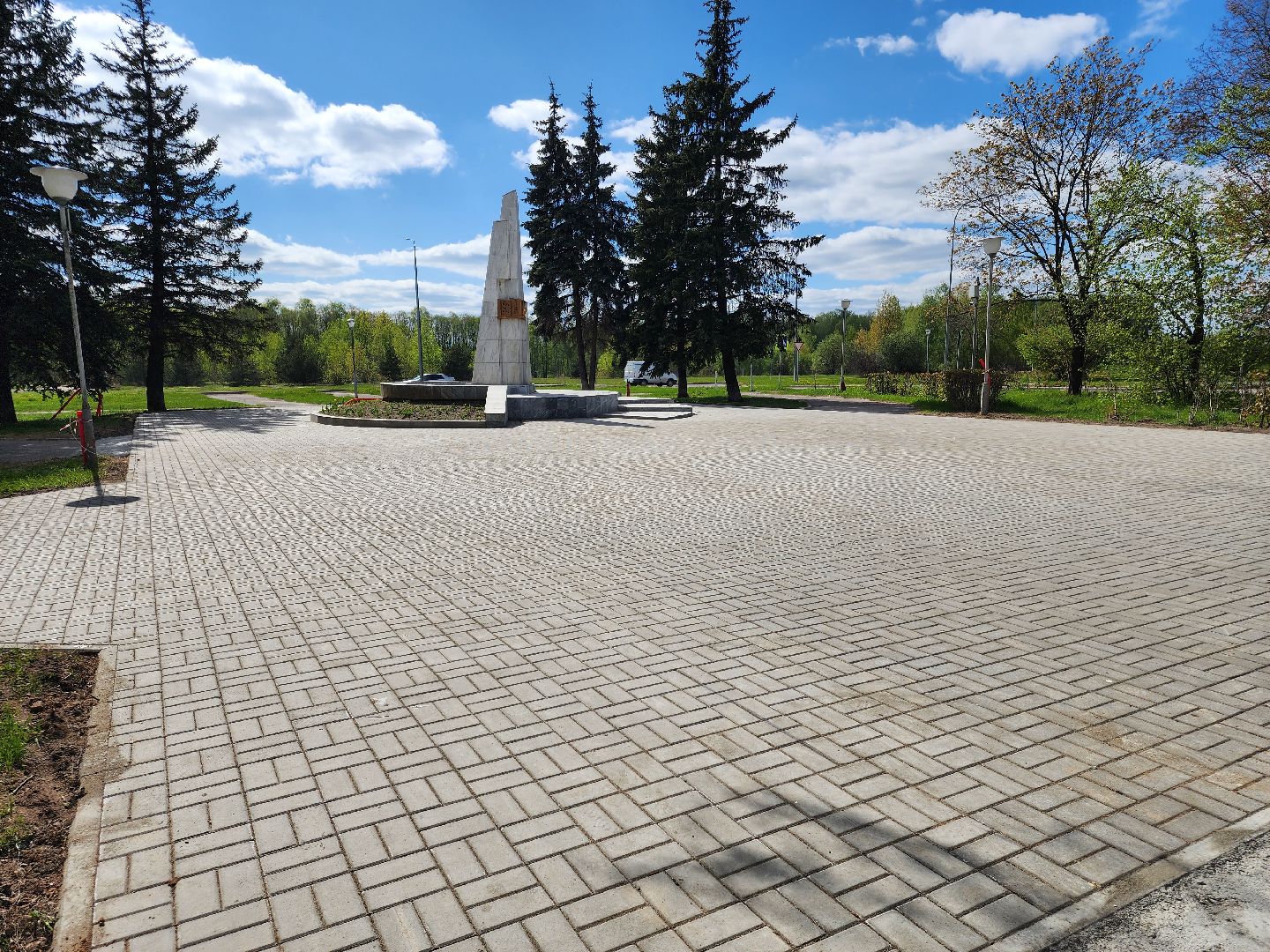 Черноголовка, День победы, Обелиск, благоустройство,