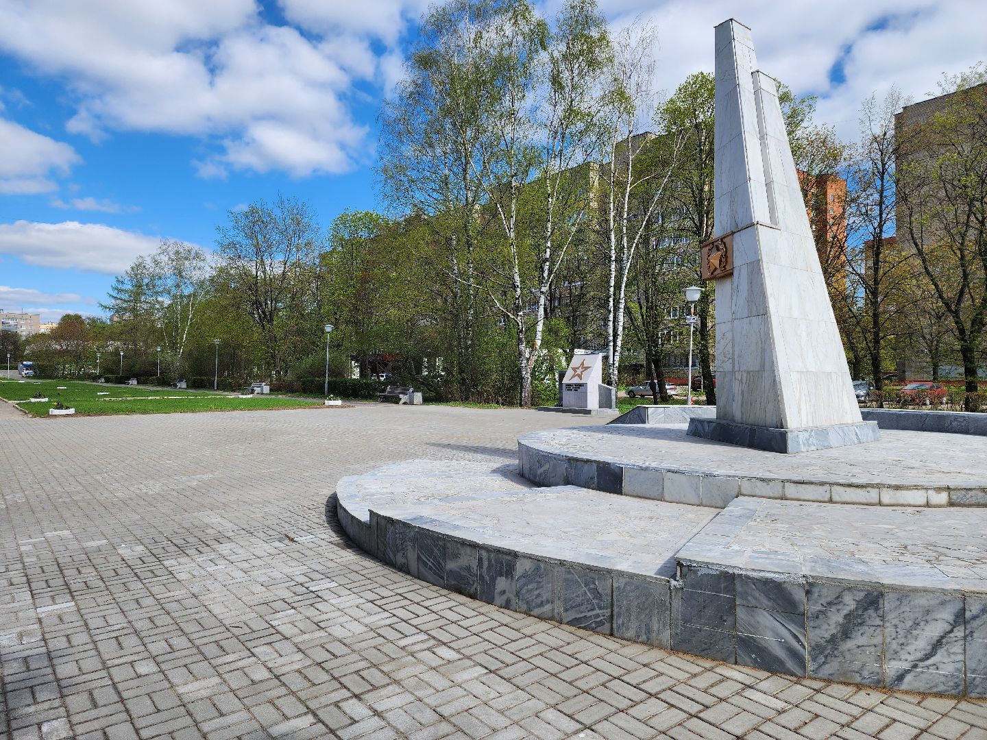 Черноголовка, День победы, Обелиск, благоустройство,