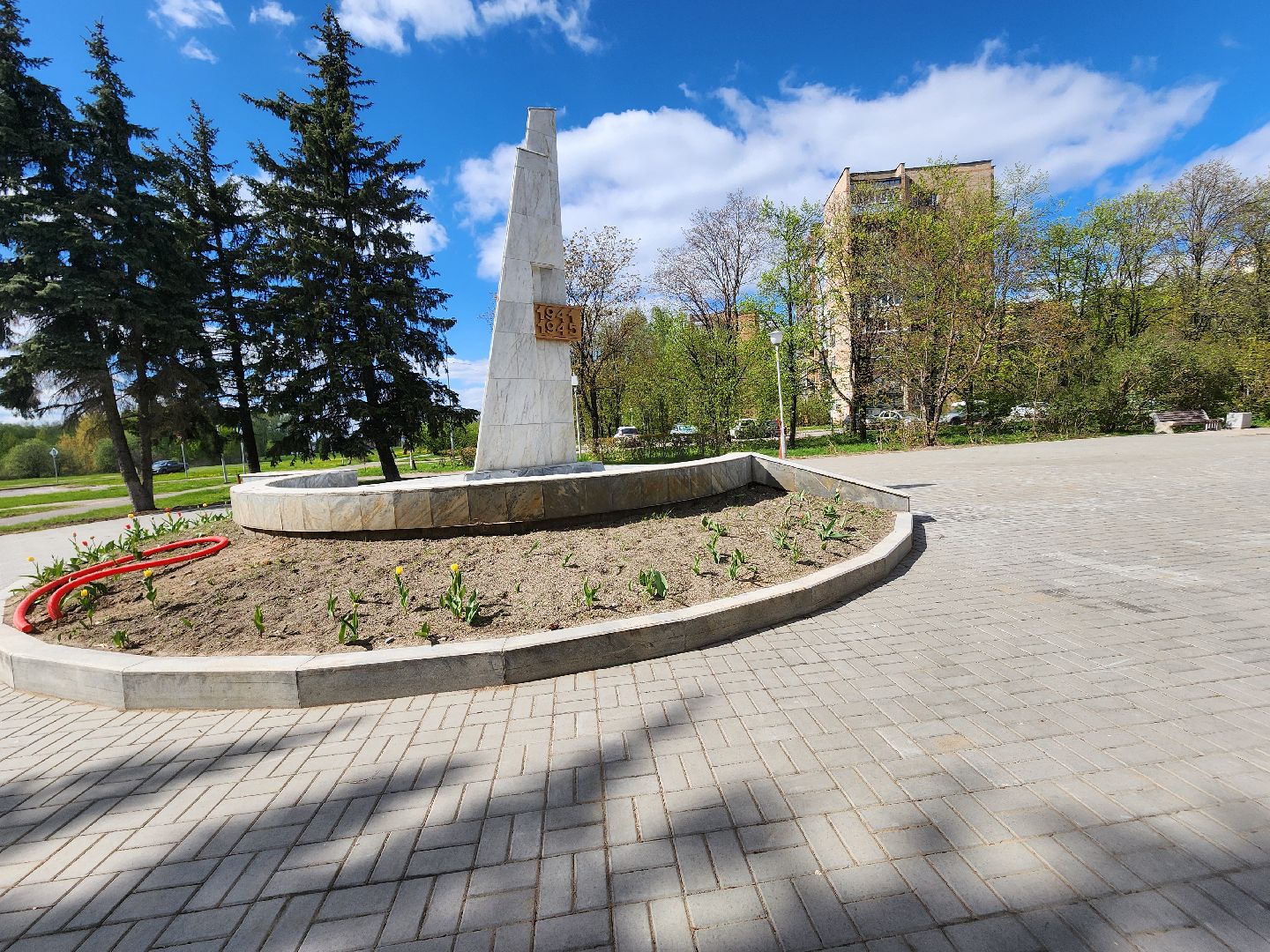 Черноголовка, День победы, Обелиск, благоустройство,