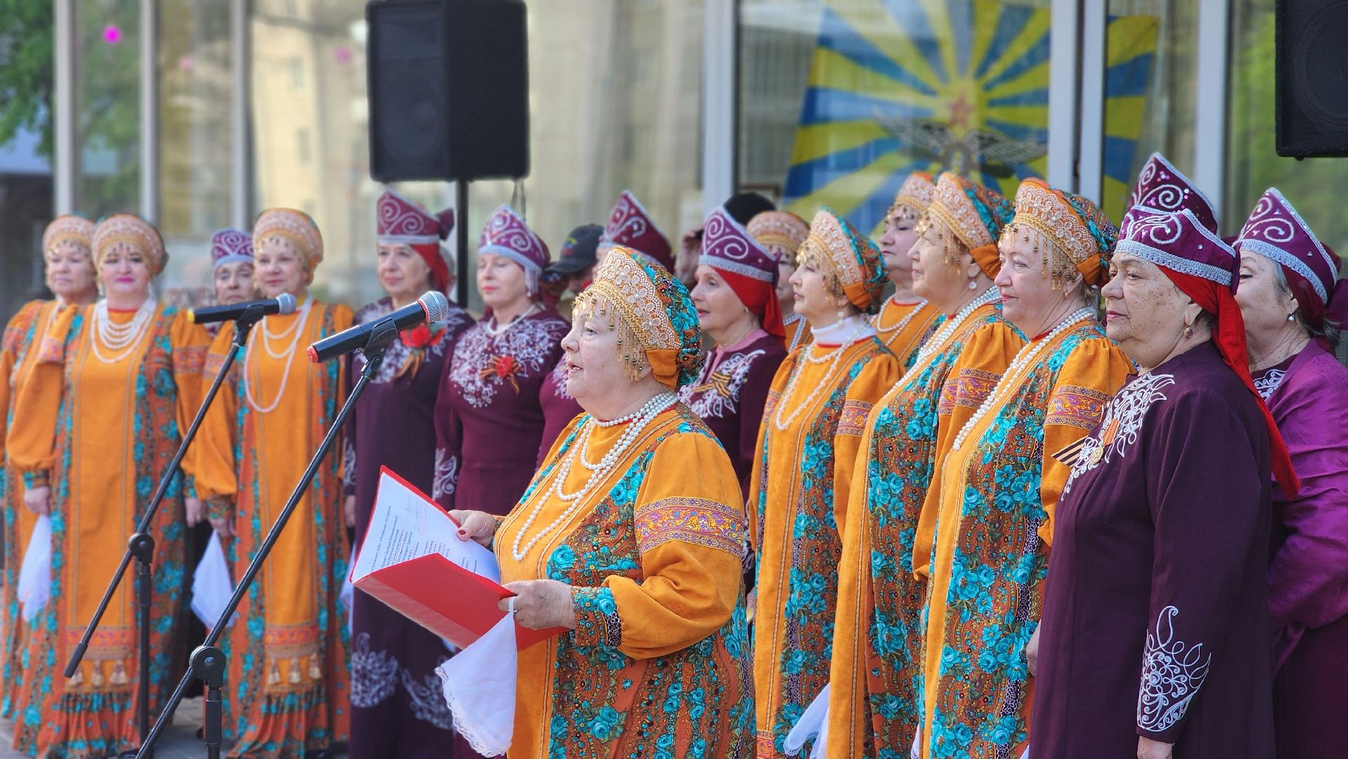 протвино, хор реченька, активное долголетие, концерт, день победы,
