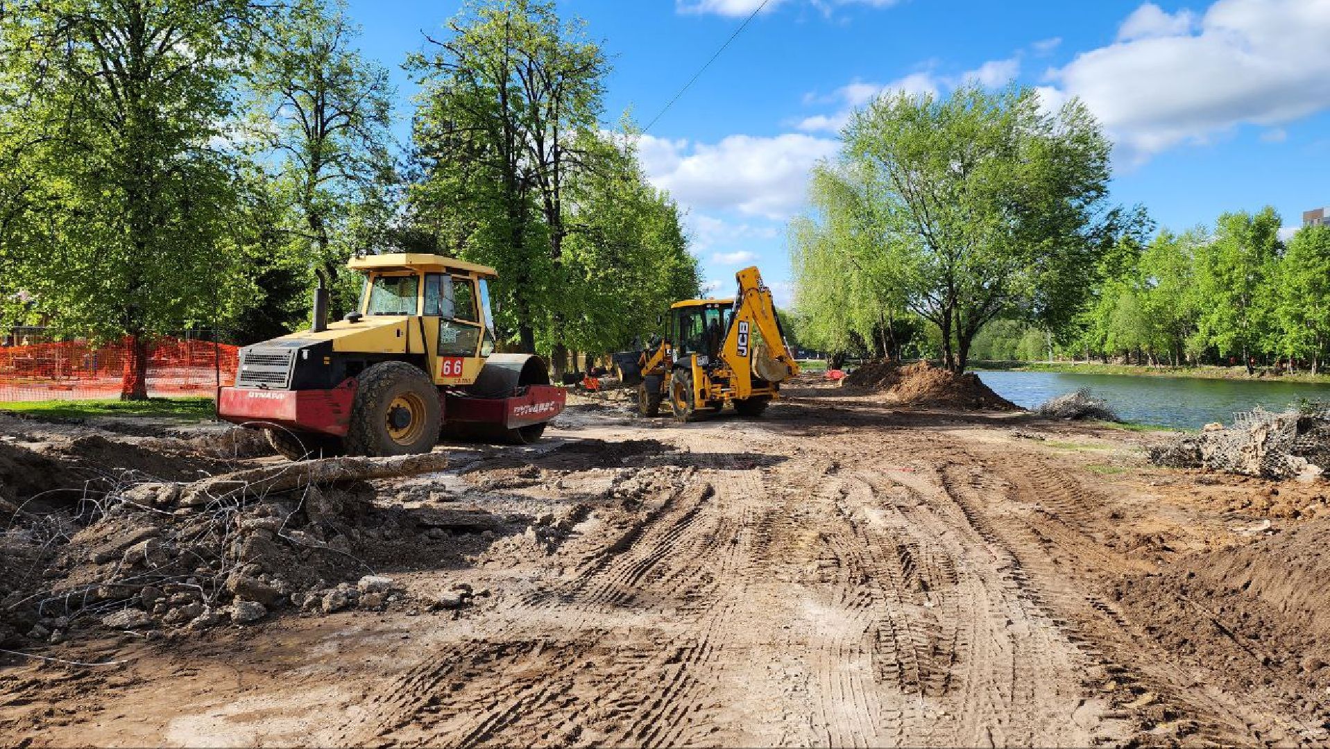 люберцы, глава городского округа люберцы владимир волков, наташинские пруды, реконструкция,