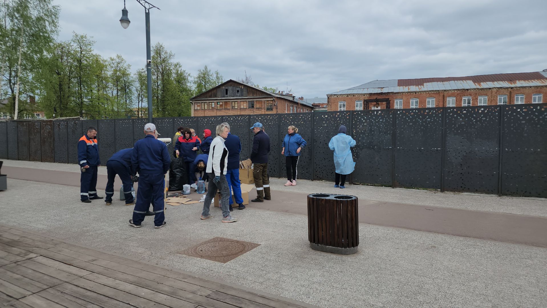 егорьевск, уборка, покраска, набережная, гуслица,