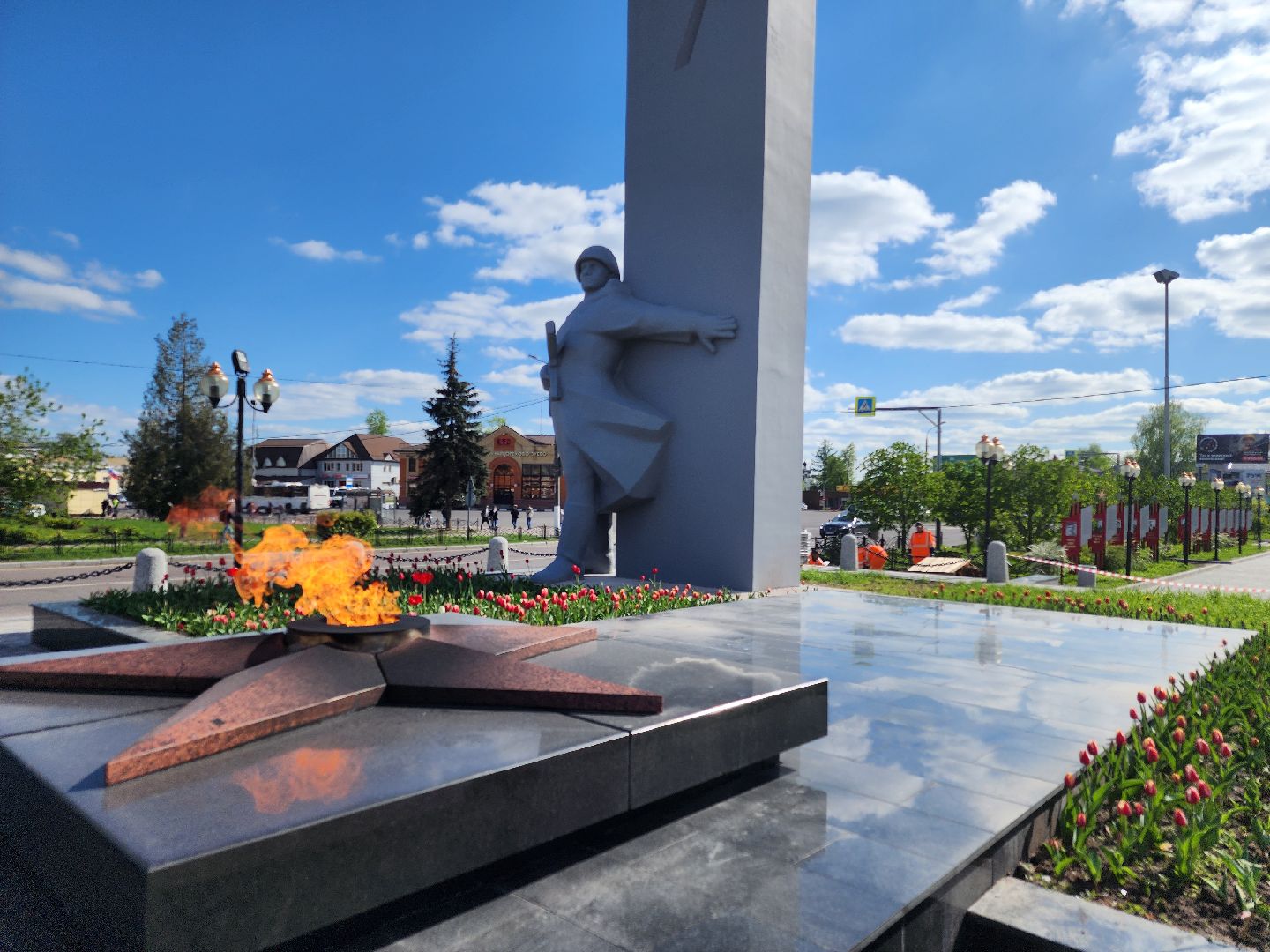 ремонт памятника вов, орехово-зуево,