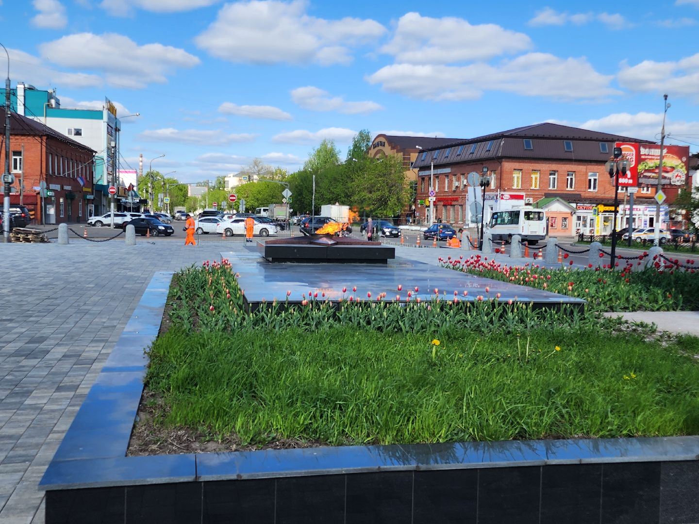 ремонт памятника вов, орехово-зуево,