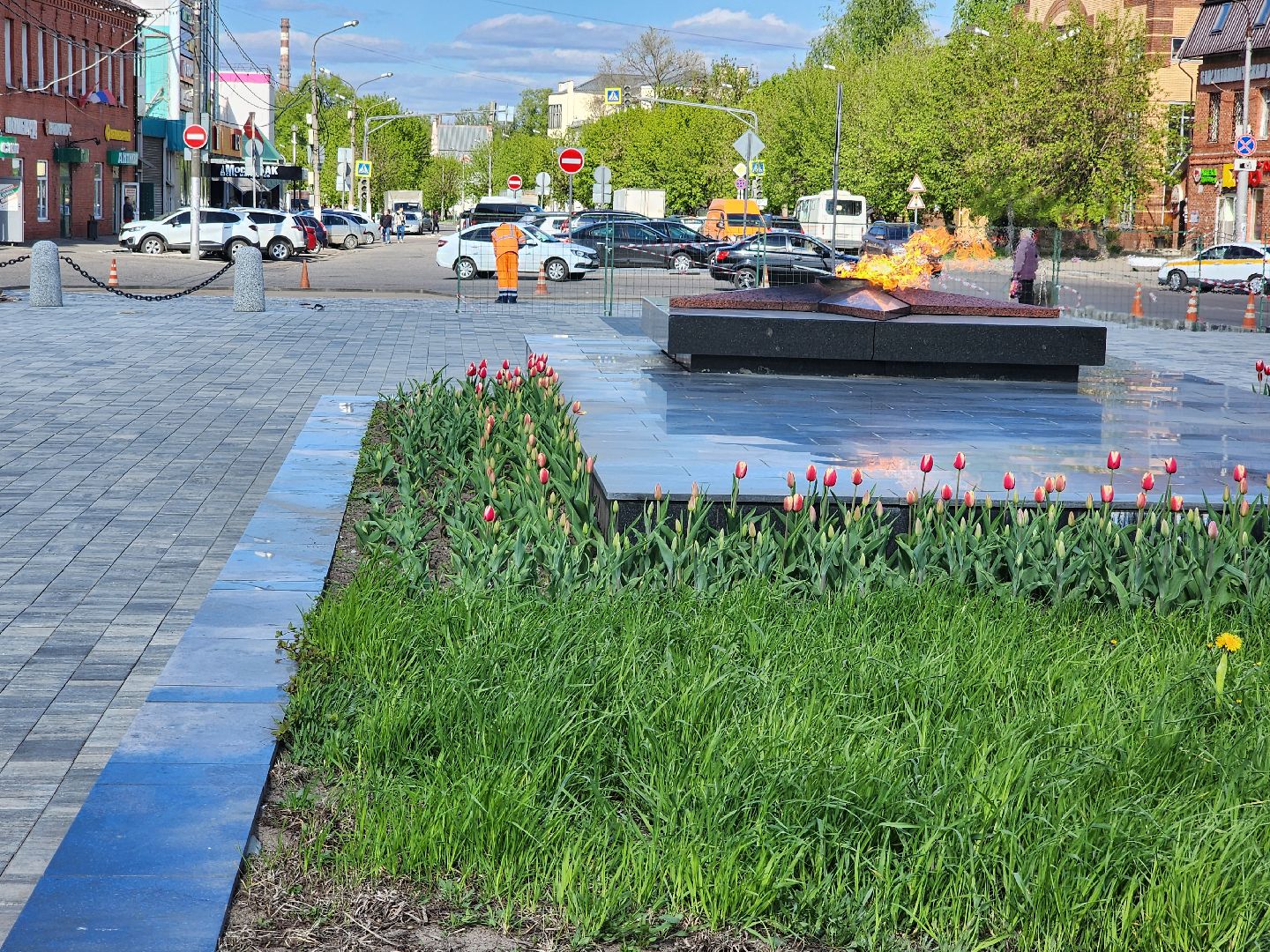 ремонт памятника вов, орехово-зуево,