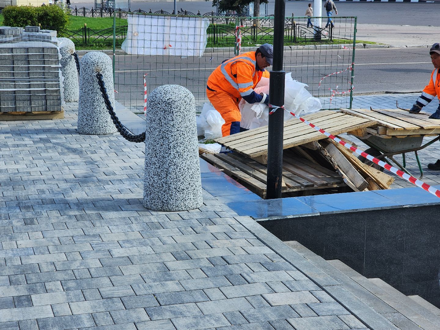 ремонт памятника вов, орехово-зуево,
