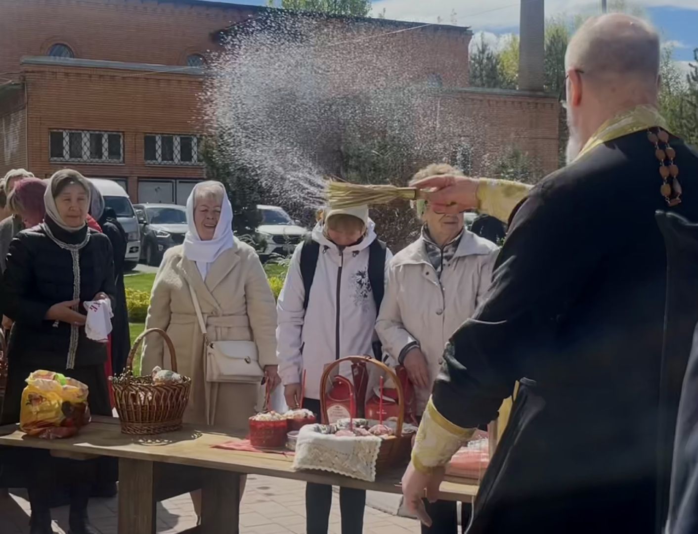 наро-фоминск, никольский собор, храм в Наро-Фоминске, Великая суббота, Пасха, Освящение куличей,