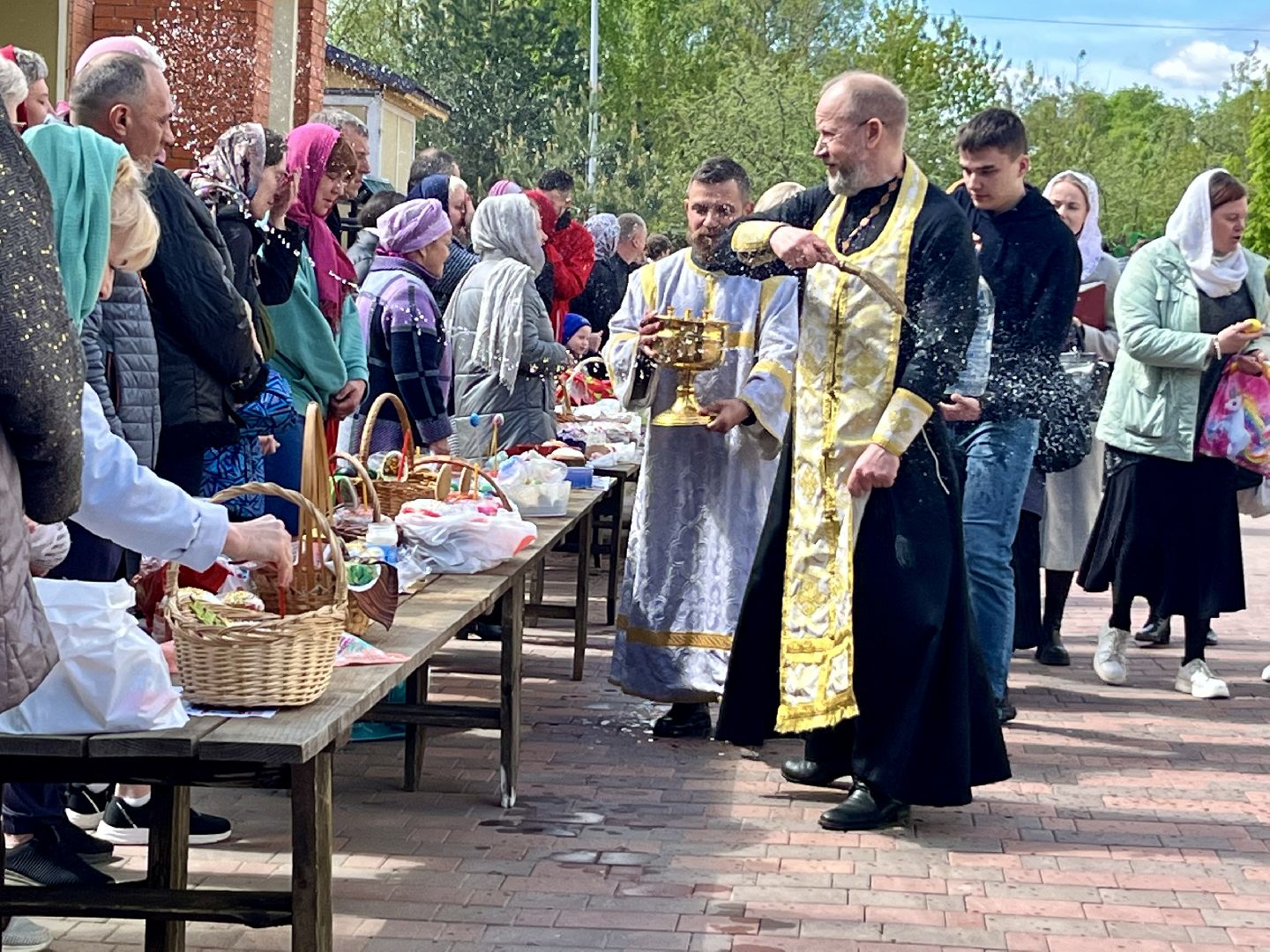 наро-фоминск, никольский собор, храм в Наро-Фоминске, Великая суббота, Пасха, Освящение куличей,
