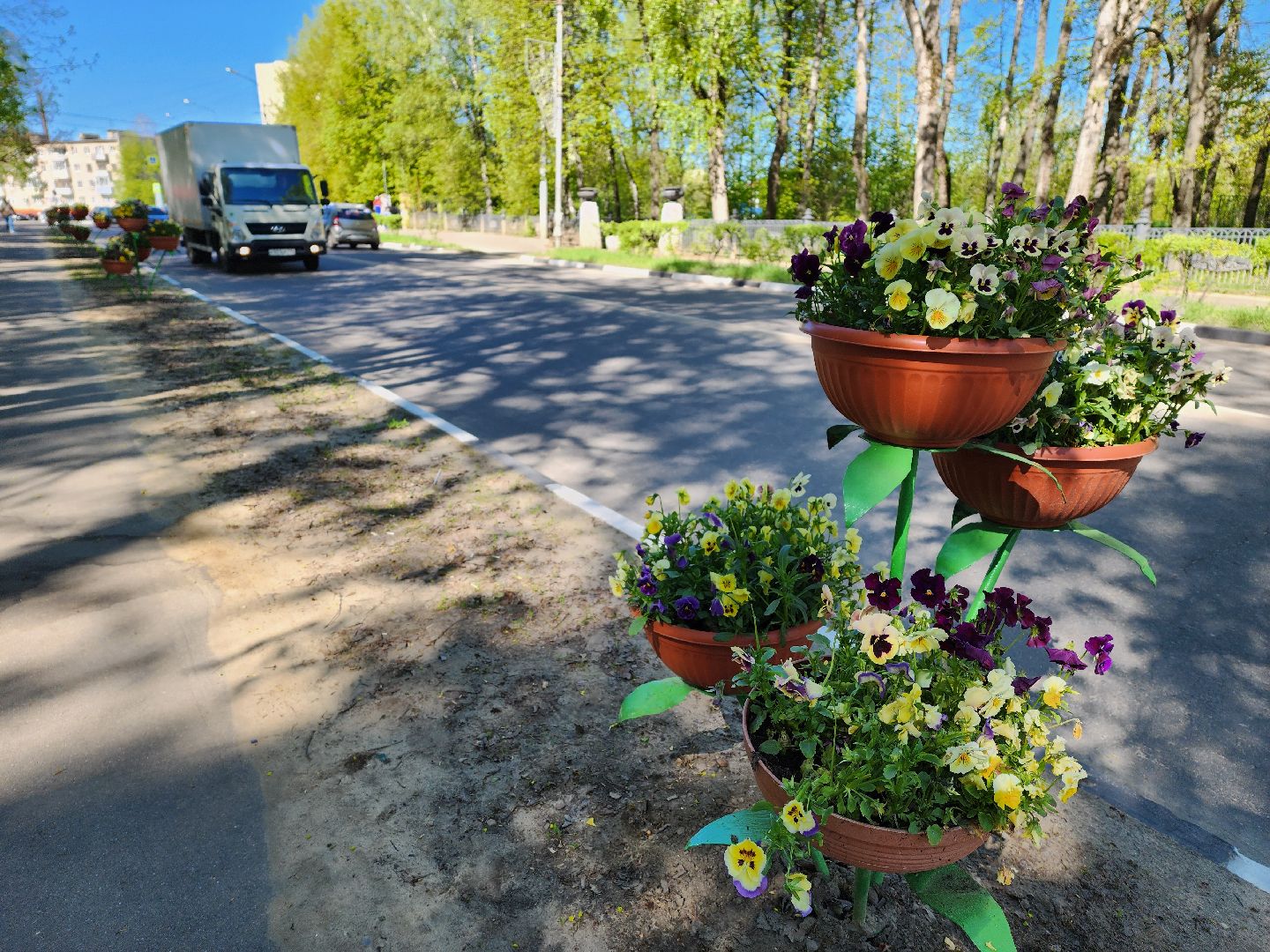 воскресенск, благоустройство, город, цветы,