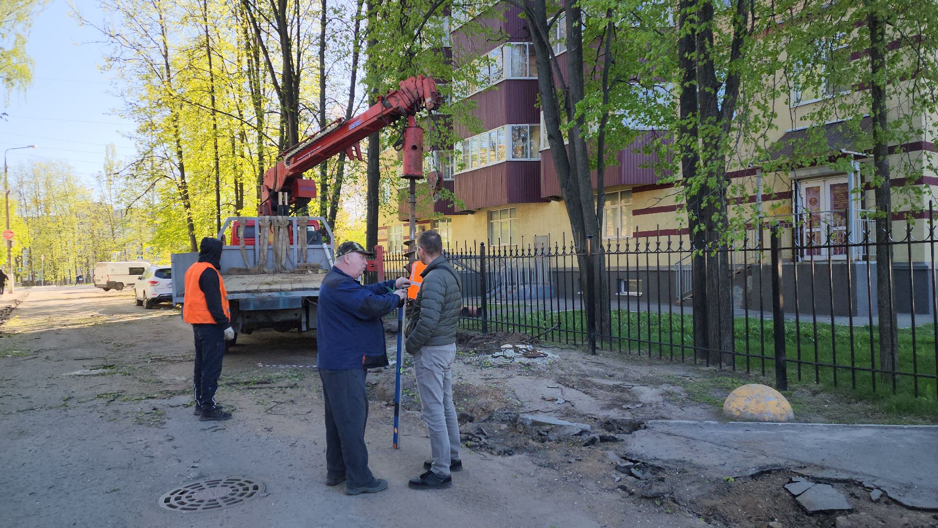 пушкино, проезд, освещение, опиловка,благоустройство,